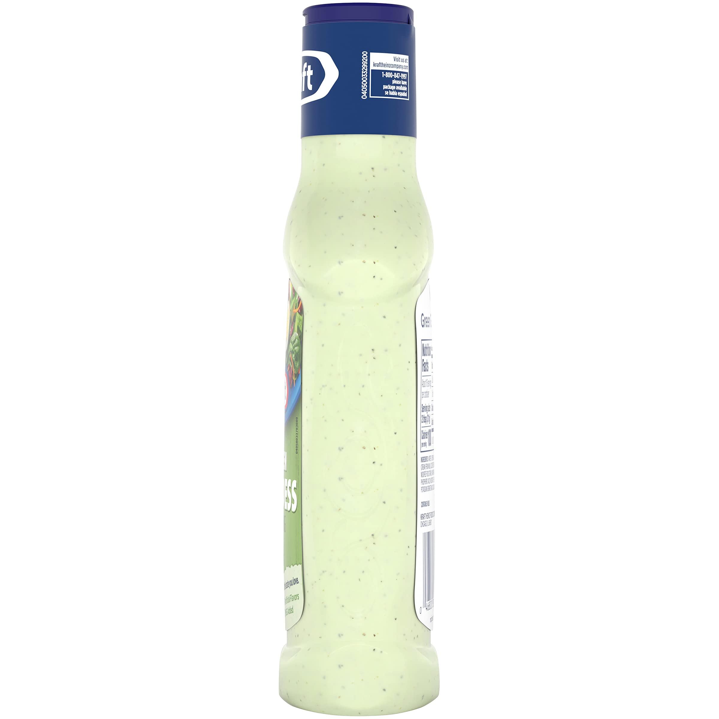 Kraft Green Goddess Salad Dressing (6 ct Pack, 16 fl oz Bottles) - Image 8
