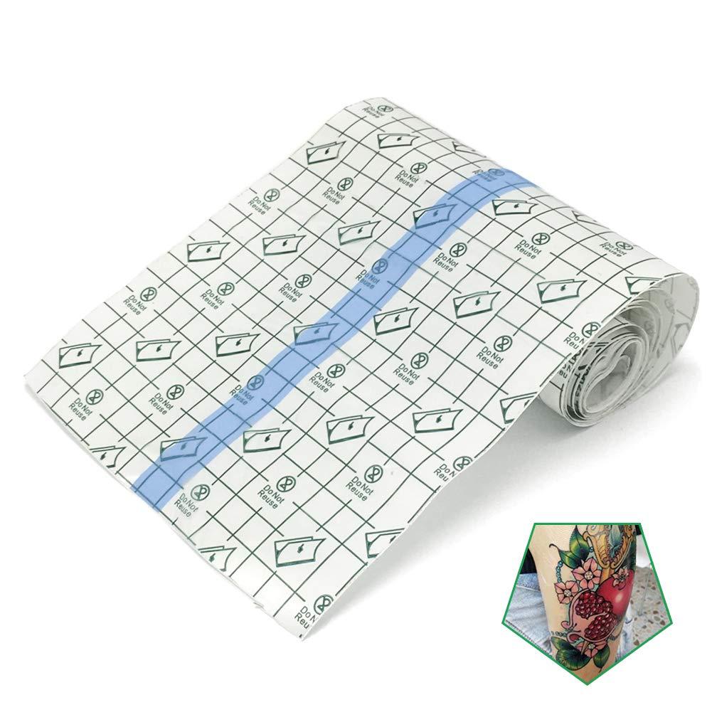 Tattoo Aftercare Bandage Roll 6"x 2 Yard - Waterproof Transparent Film For Tattoos Initial Healing And Skin Repair Adhesive Tattoo Supply Wrap