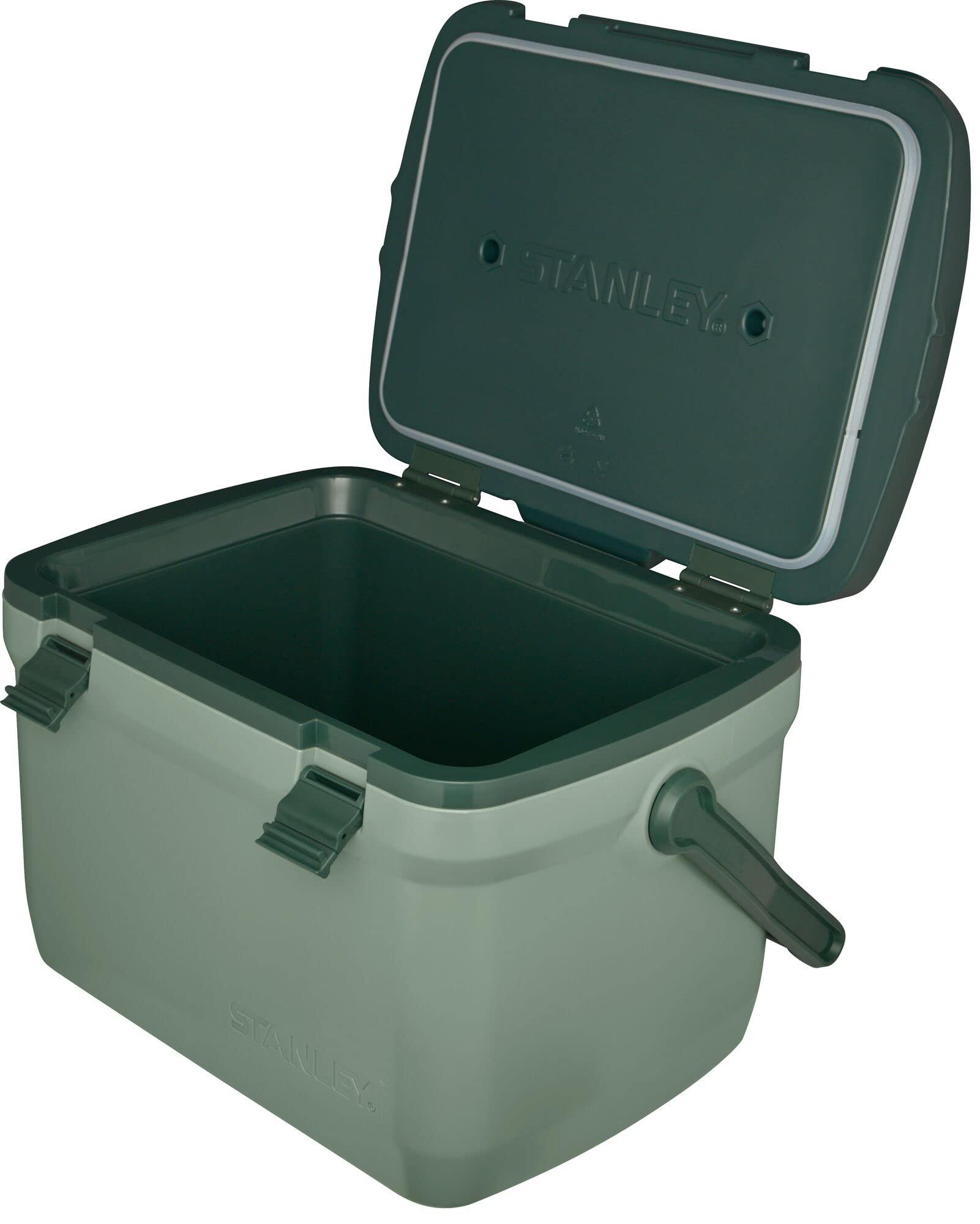 Stanley Adventure Outdoor Cooler 16 qt | Heavy Duty Outdoor Camping Cooler with Easy Carry Top Handle | 36 Hour Cooling Ice Chest for 21 Cans| BPA-Free | Stanley Green - Image 4