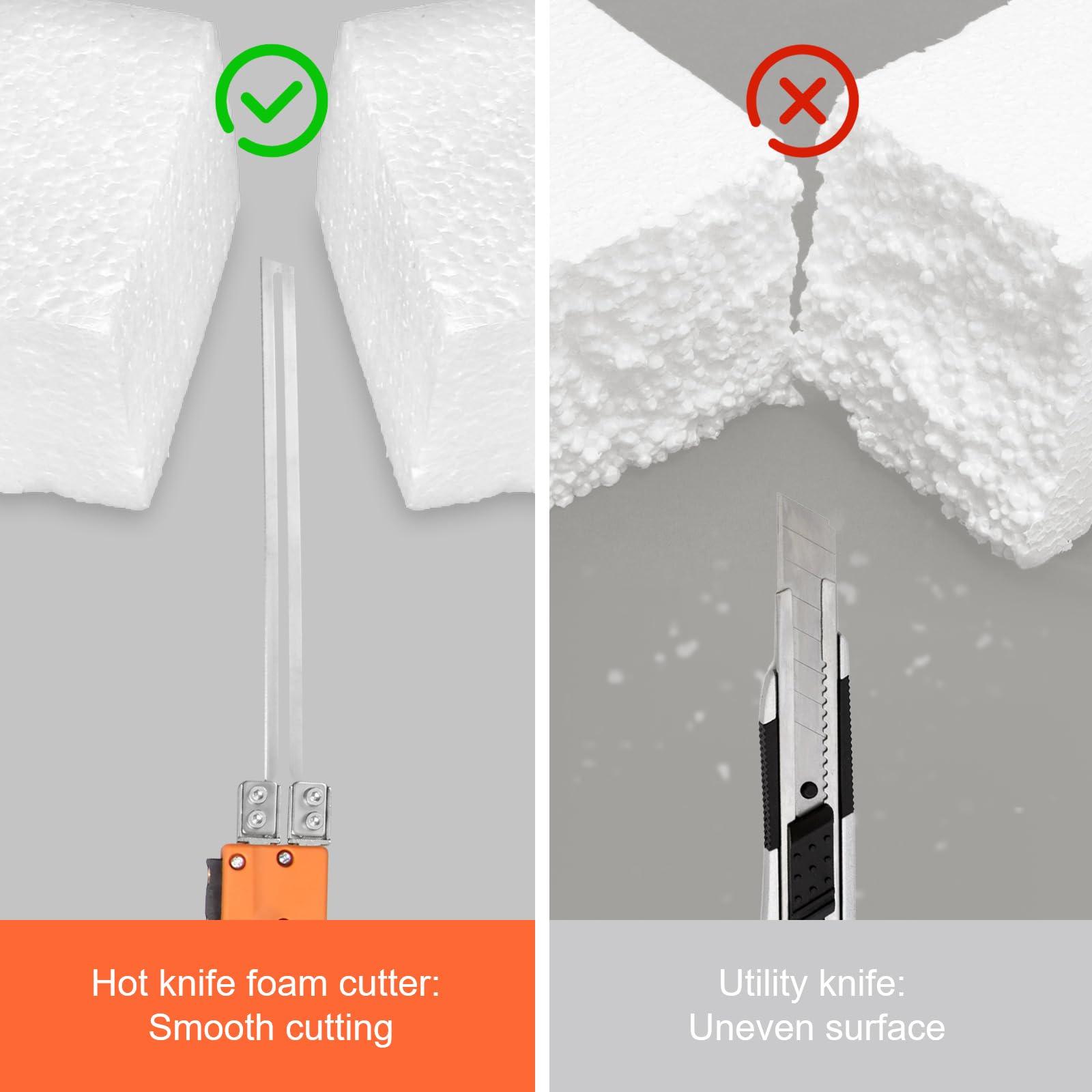 DOMINOX Hot Knife Foam Cutter, Foam Cutting Tool Kit, Heavy-duty Case Styrofoam Cutter for Cutting Foam Board Insulation, EPP, EPS, XPS, EVA, EPE, PU, KT Board, Sponge, Nylon - Image 3
