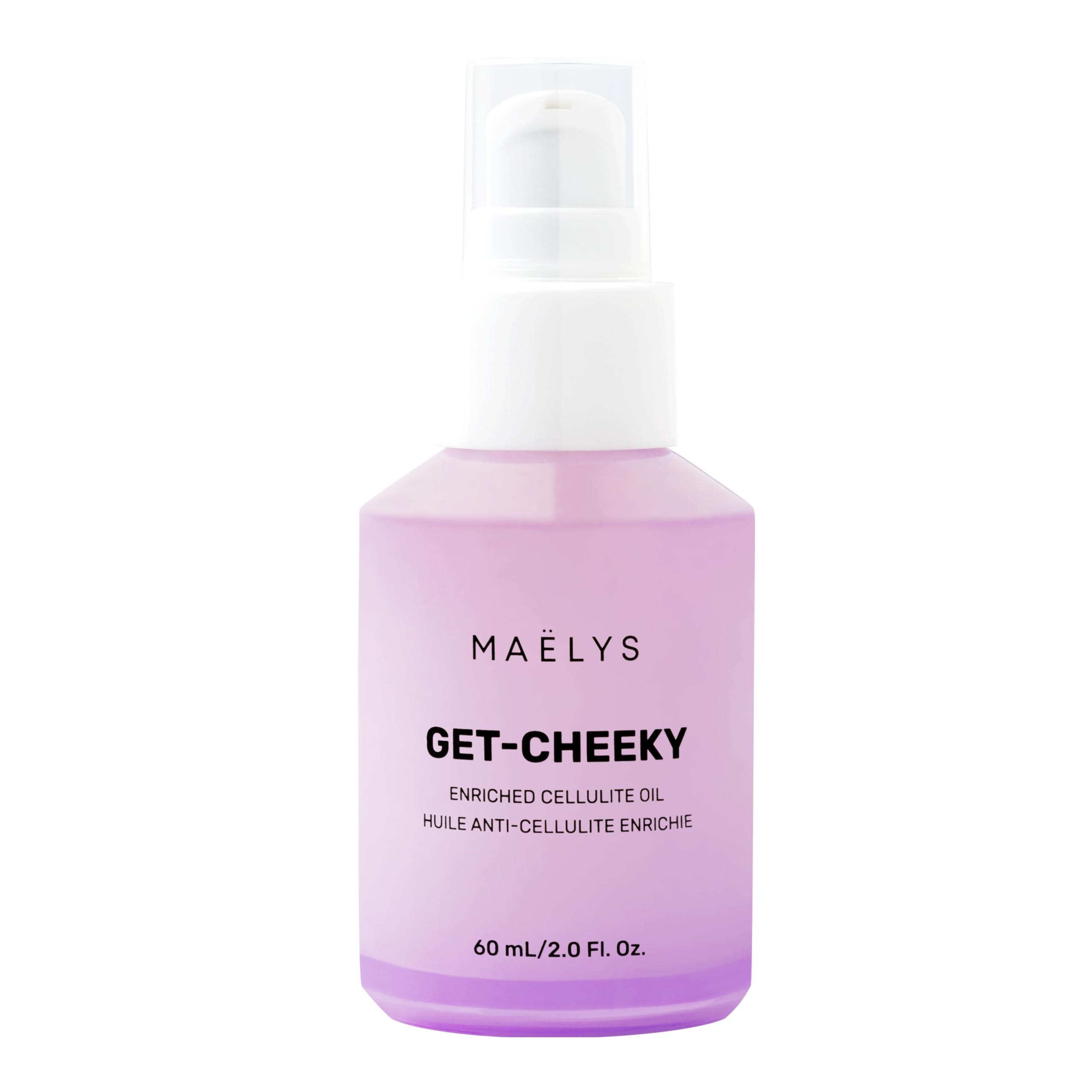 MAËLYS Cosmetics GET-CHEEKY Enriched Cellulite Oil - Shea Butter & Vitamin E Target the Look of Fatty Skin & Reduce The Appearance Of Cellulite