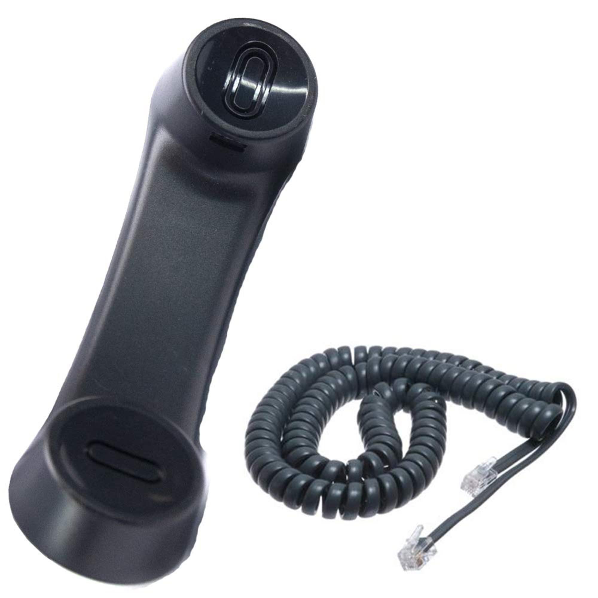 GSDT Handset Replacement for Avaya 9500 9600 Series | Office IP Phones | Black | RJ9 Connection | Includes Handset Cord