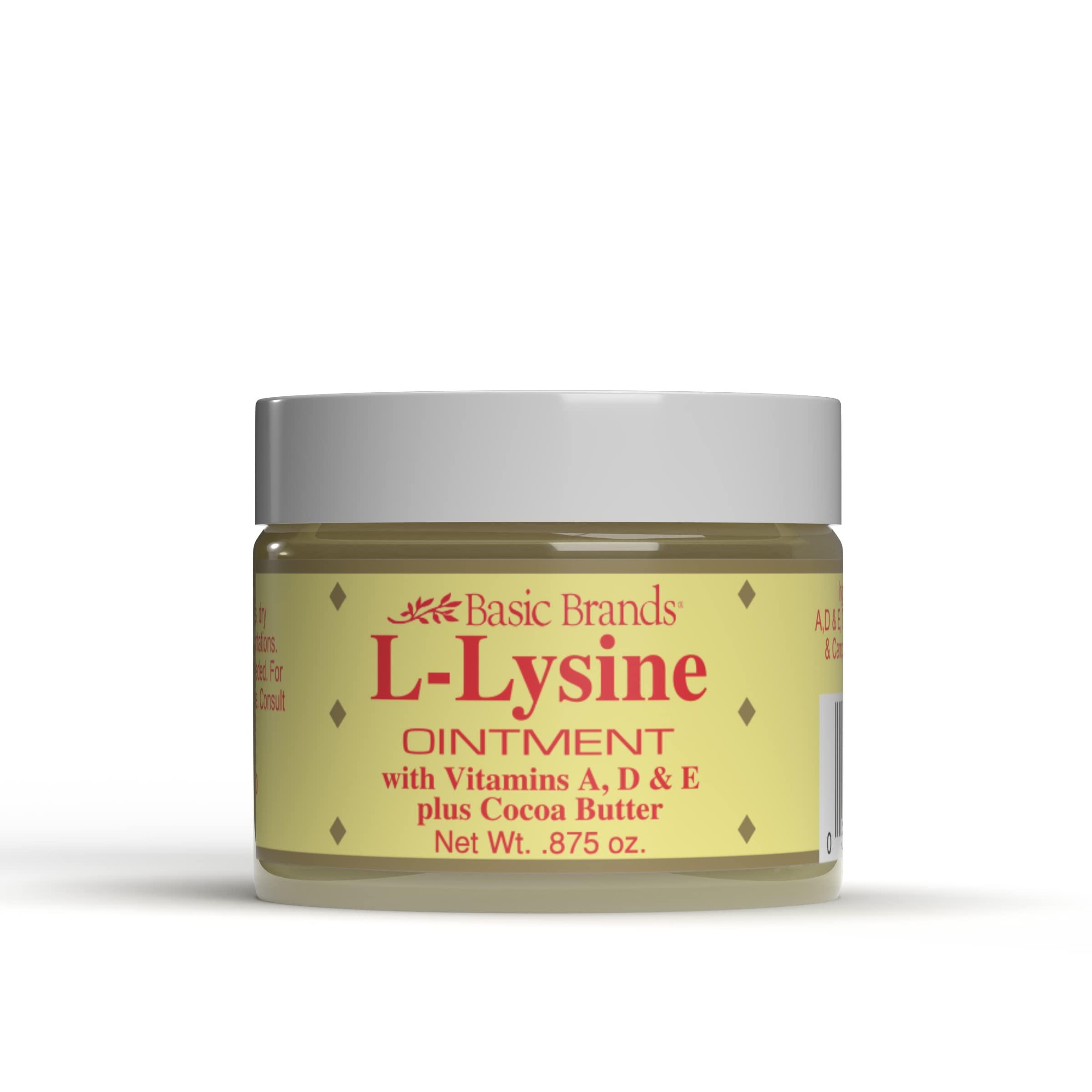 Basic Brands - L-Lysine Ointment - 0.875 oz - Lysine Cold Sore Treatment and Blister Relief - Soothes Chapped Lips and Dry Skin – 2-Pack - Image 3