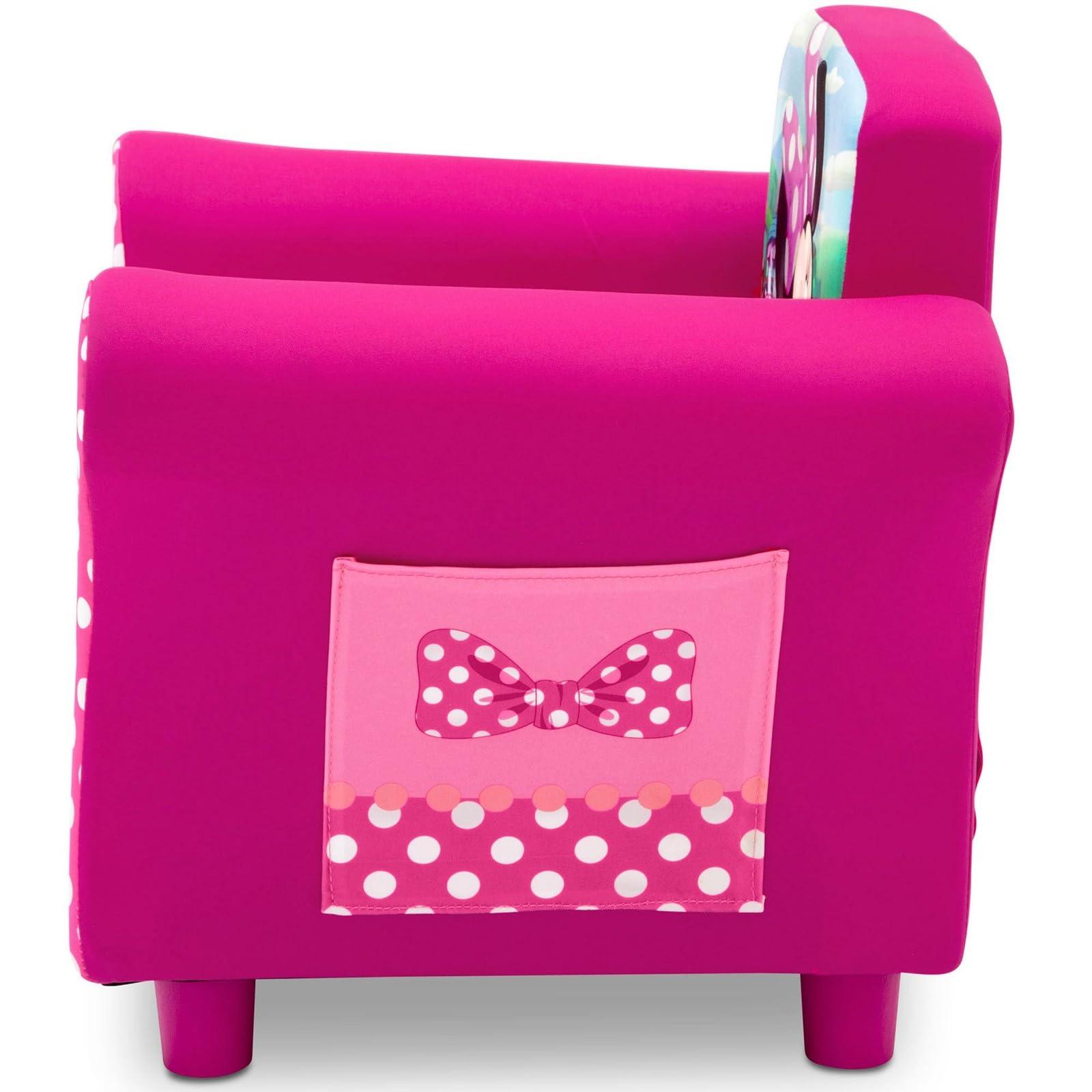 Delta Children Upholstered Chair, Disney Minnie Mouse - Image 7