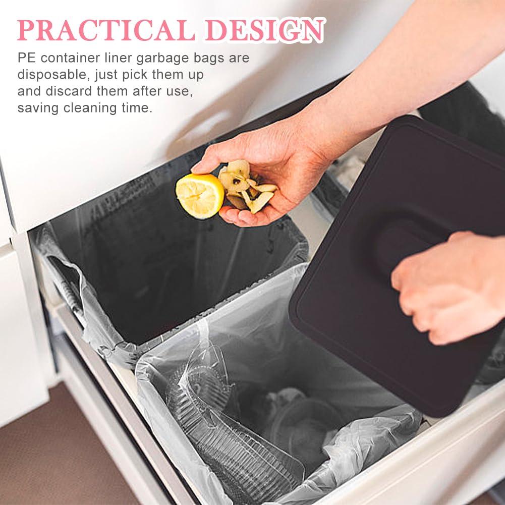 1000 Pcs Sanitary Napkin Disposal Bags, Tampon Disposal Bags Feminine Hygiene Disposal Bags, Small Trash Bags for Tampon Bedroom Bathroom Trash Bags, 16.14x11.42inch - Image 5