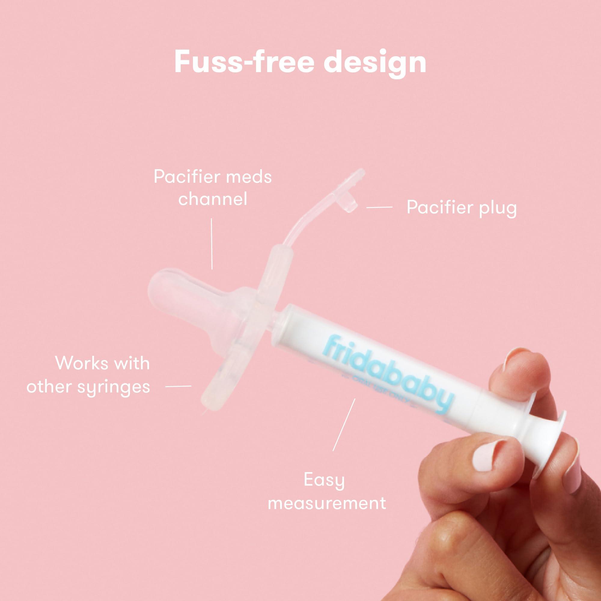 Frida Baby Medicine Pacifier Syringe, Accu-Dose Paci, Medi Frida Dispenser for Mess & Fuss Free Use, Made in USA - Image 4