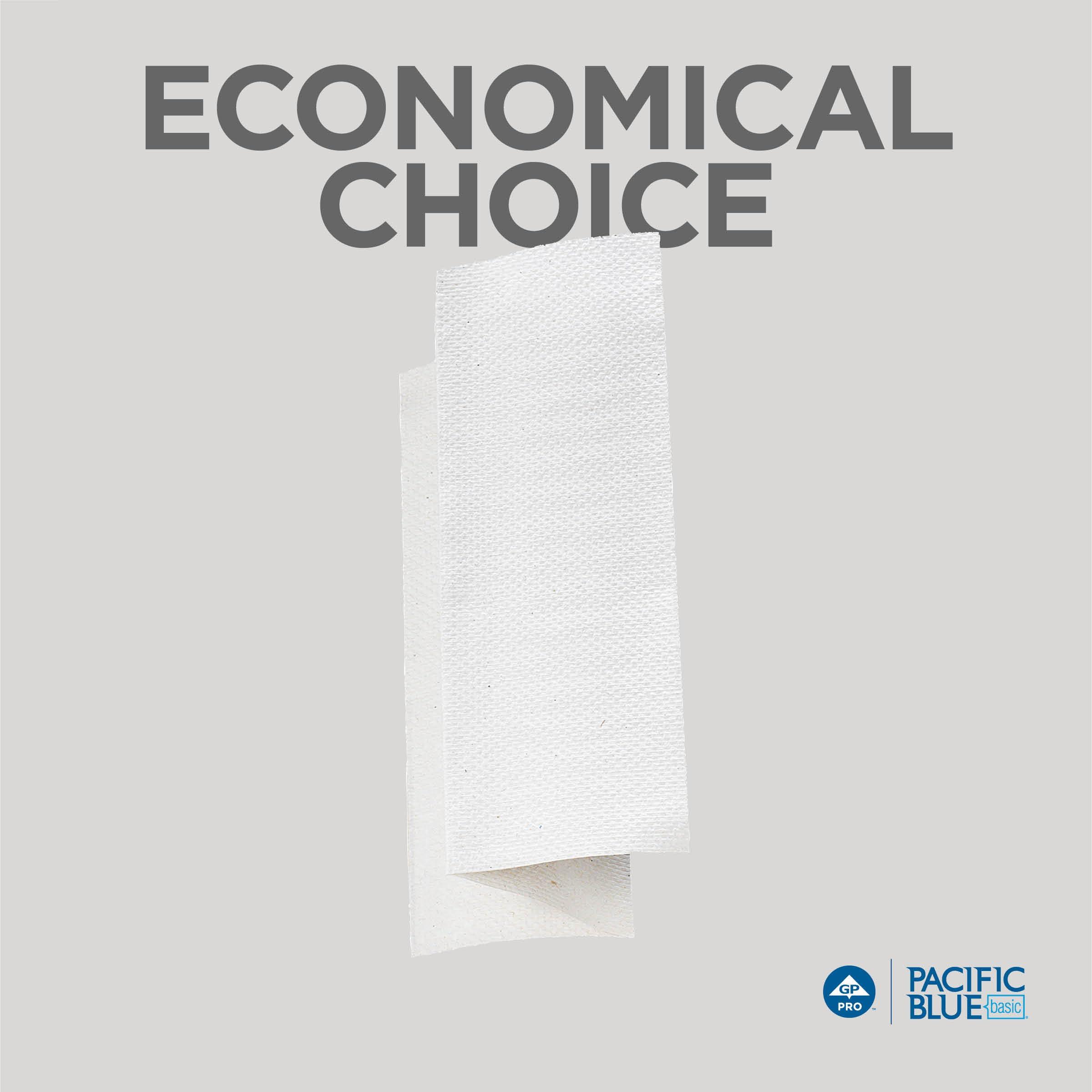 Georgia-Pacific Pacific Blue Basic Multifold Paper Towels (Previously Branded Acclaim) by GP PRO (Georgia-Pacific),White,20204,250 Towels Per Pack,16 Packs Per Case,(Case of 16 Packs,250 per Pack) - Image 5
