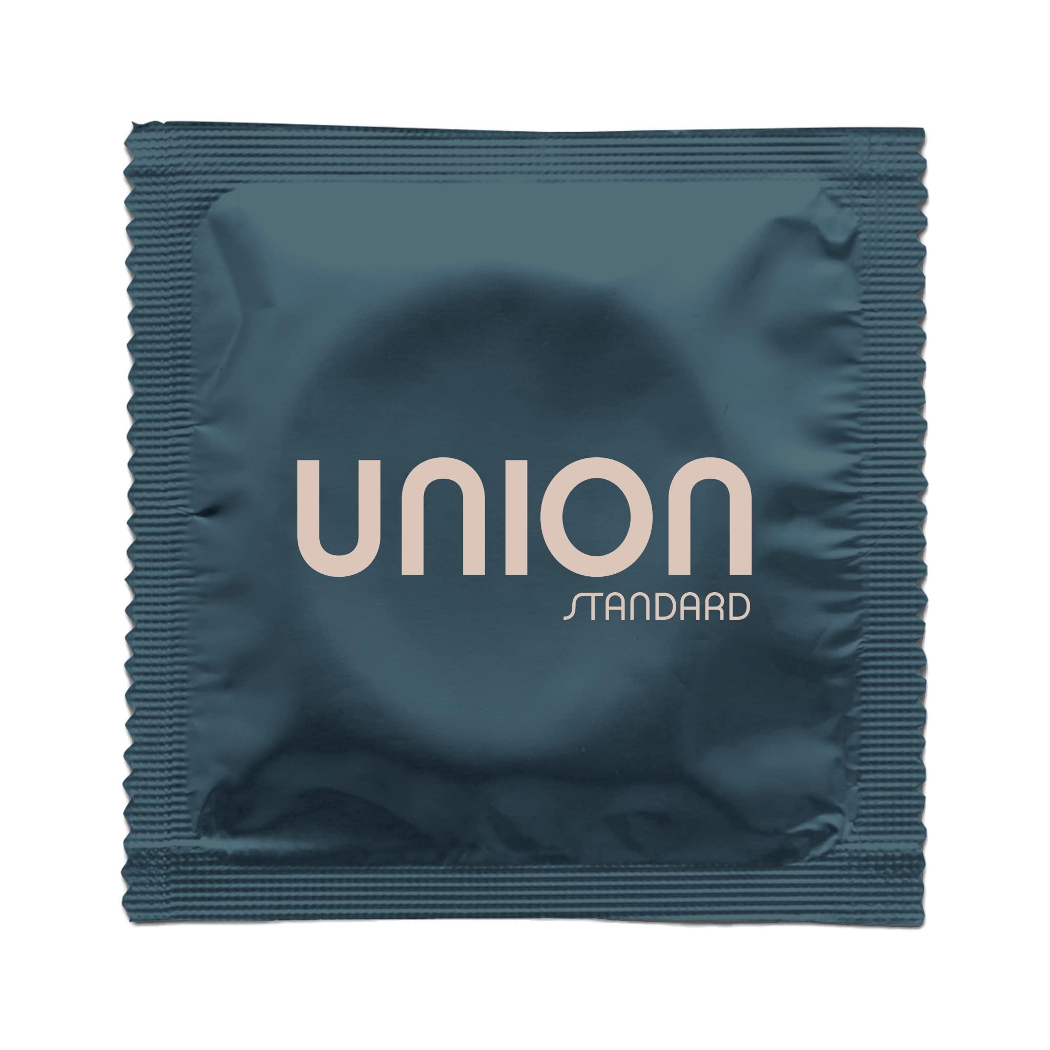 UNION Standard Premium Ultra-Thin Condoms 12 Count, Flared Head, Natural, Non-Toxic, Vegan, 54mm, Medium Size - Image 2