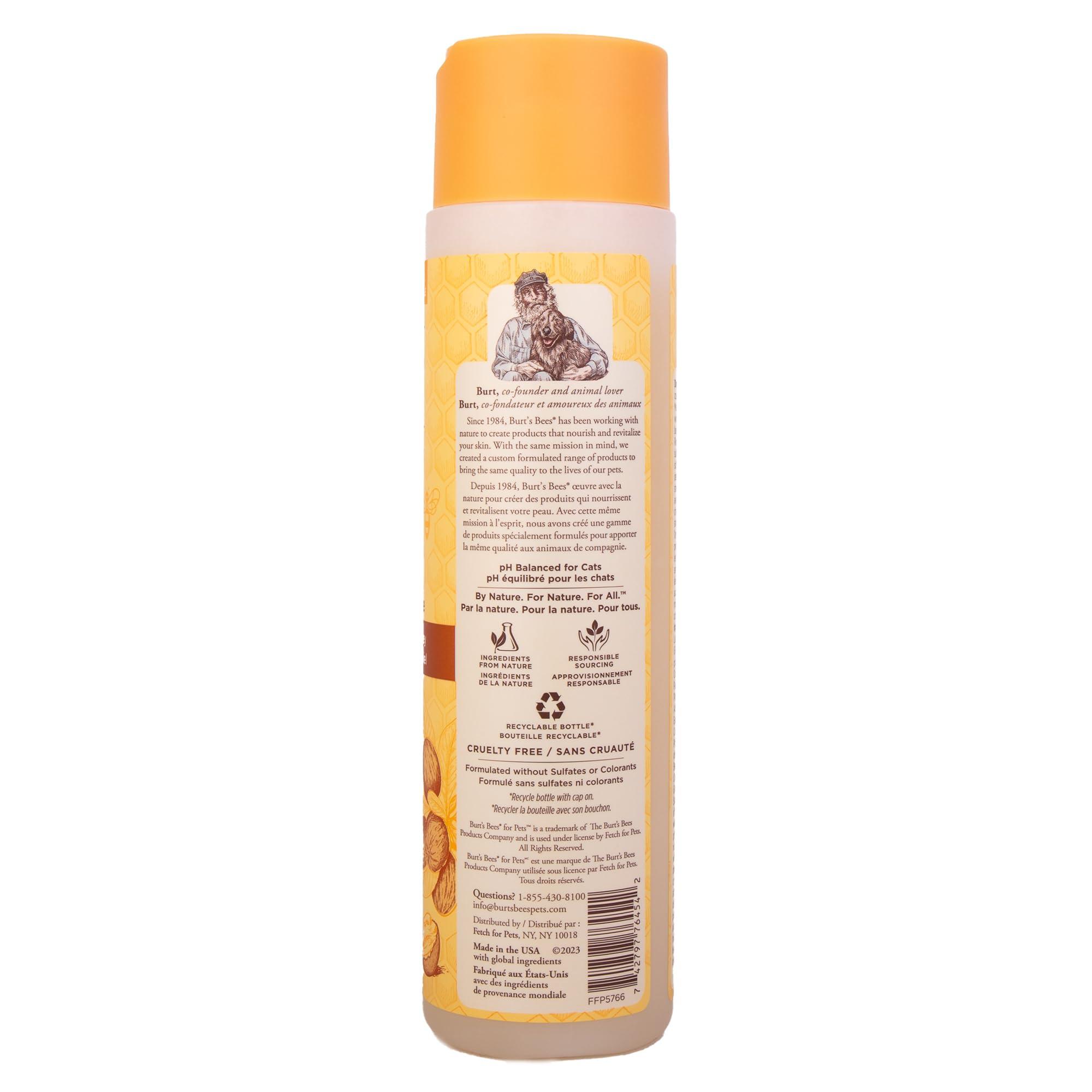 Burt's Bees for Pets Hypoallergenic Shampoo for Cats with Shea Butter and Honey, 99.7% Natural Origin Formulas, Pet Shampoo for Cats, Gentle Cat Shampoo, Cat Shampoo for Itchy Skin, 10 oz - Image 3