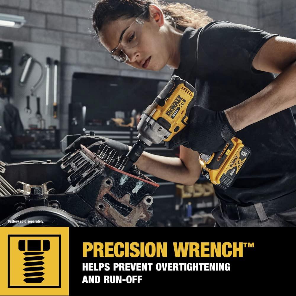 DEWALT 20V MAX Cordless Impact Wrench, 1/2' Hog Ring, Includes LED Work Light and Belt Clip, Bare Tool Only (DCF891B) - Image 8
