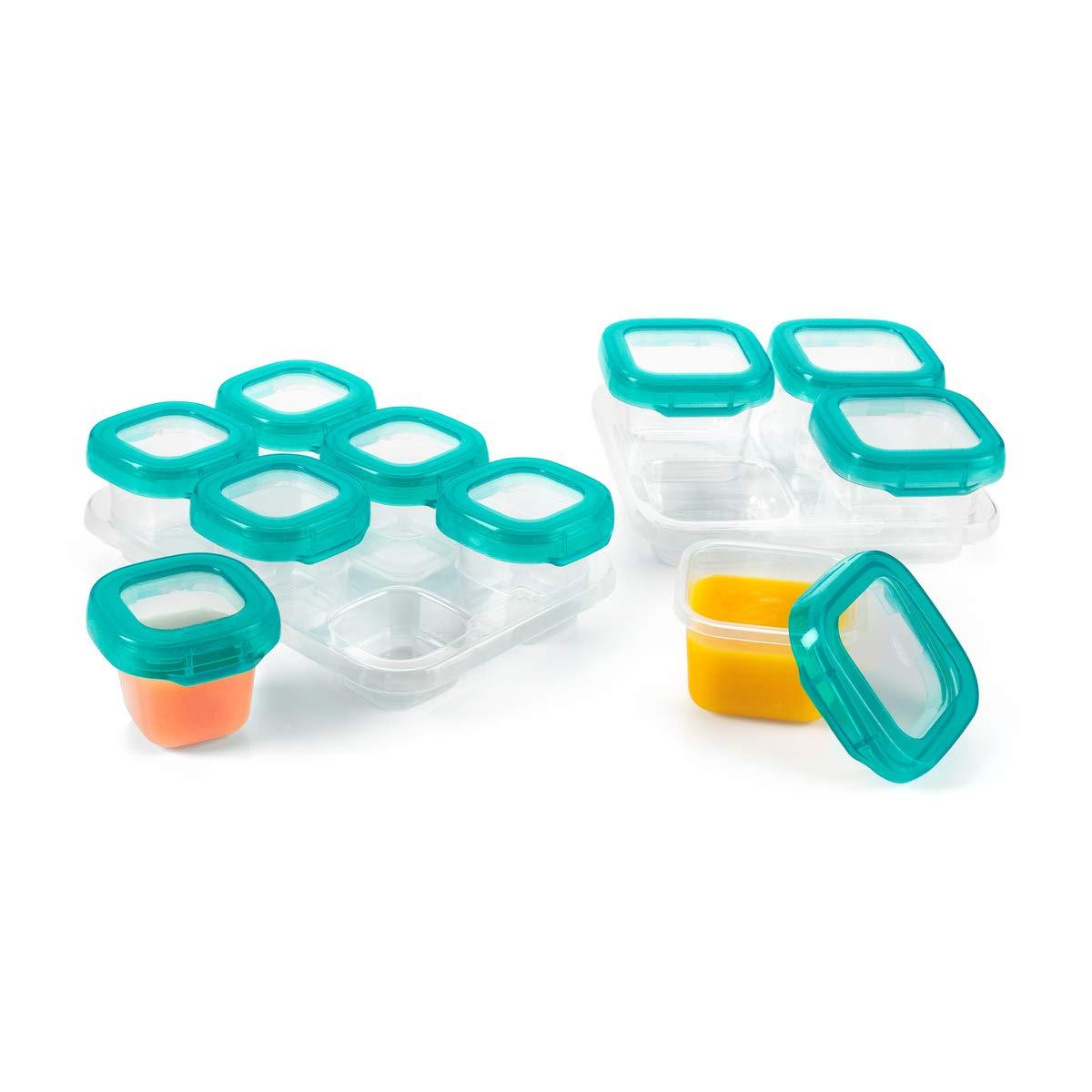 OXO Tot 12-Piece Baby Blocks Set, Teal - Image 2