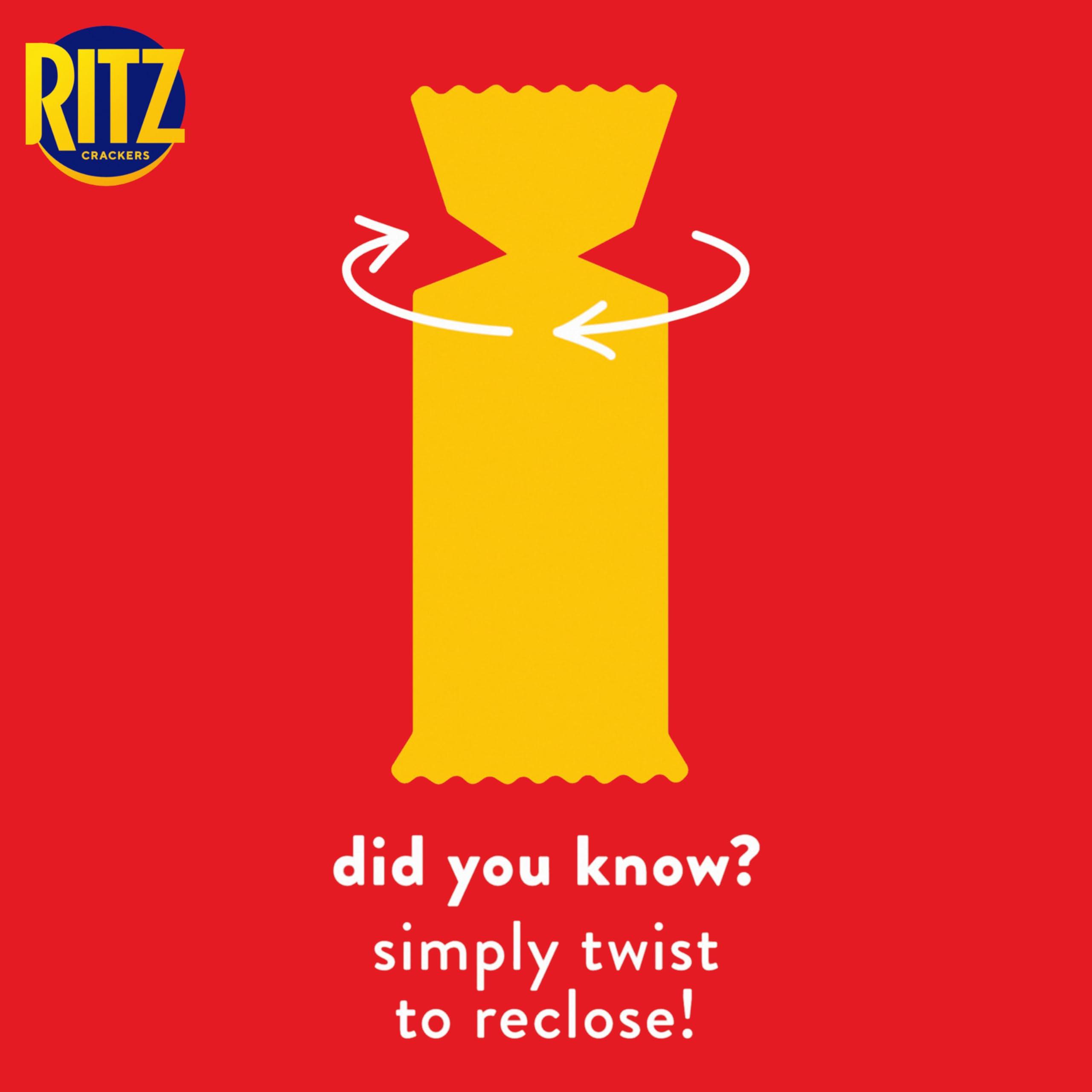 RITZ Fresh Stacks Whole Wheat Crackers, Bulk Travel Snacks, 6 Boxes (48 Multi Snack Packs) - Image 12