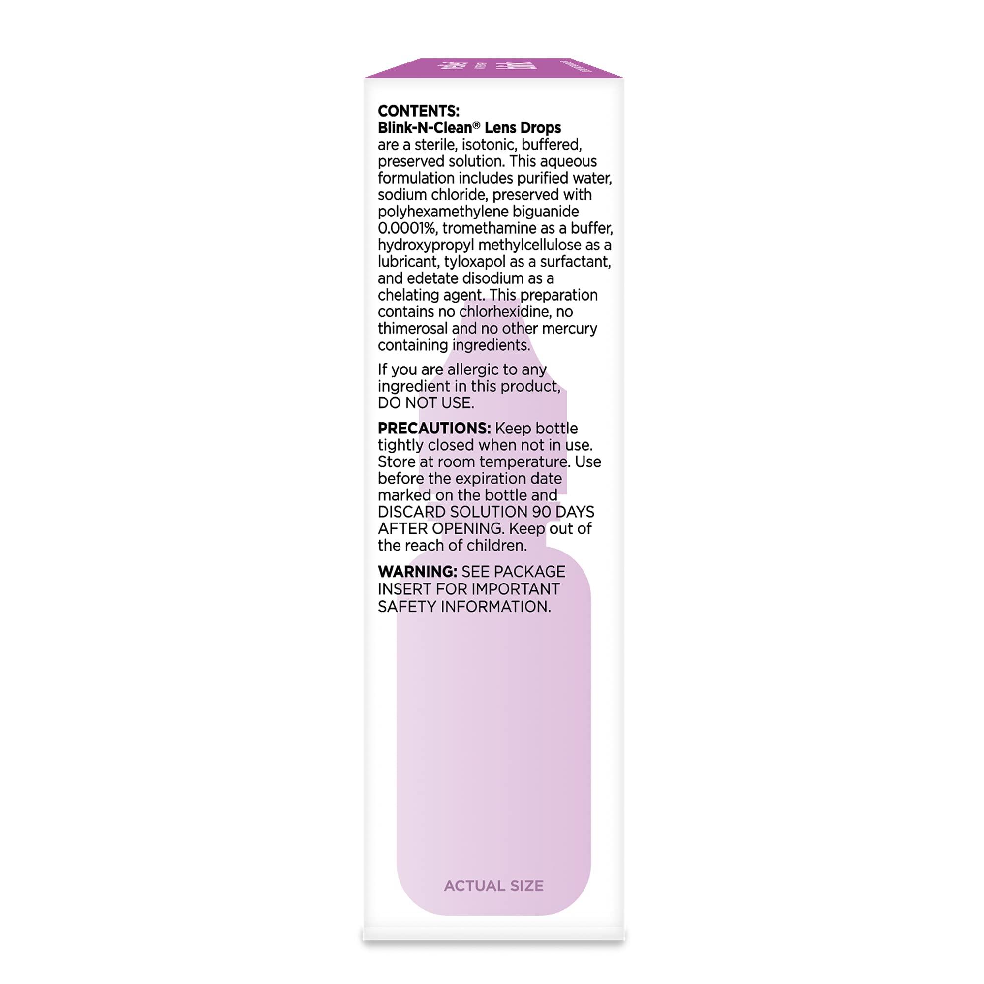Complete Blink-N-Clean Lens Drops For Soft Contact Lenses, 15 ml (Pack of 2) - Image 6