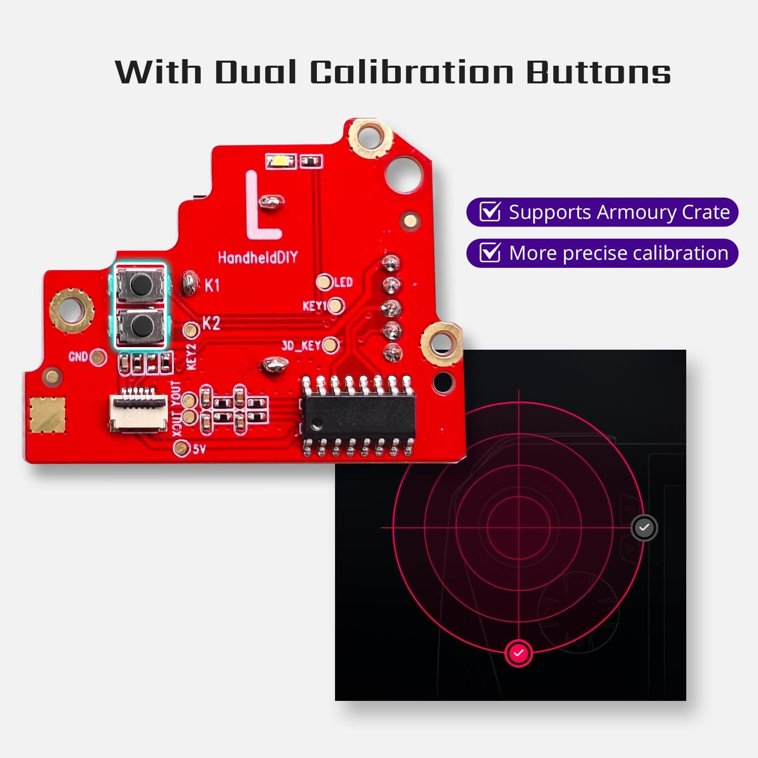 HandheldDIY TMR Hall Joystick for ROG Ally X, Tighter Rotational Resistance for FPS Racing Games, ASUS ROG Ally X Accessories, Zero Drift Analog with Tools, Easy Installation Thumbstick 1 Pair - Image 5