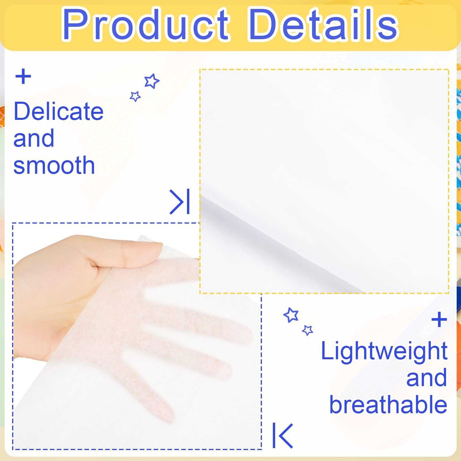 Gersoniel 100 Sheets 20 x 30 Inch No Acid Free White Archival Tissue Paper for Clothing Storage Unbuffered for Storing and Preserving Clothes Textiles Linens Present Wrap - Image 3