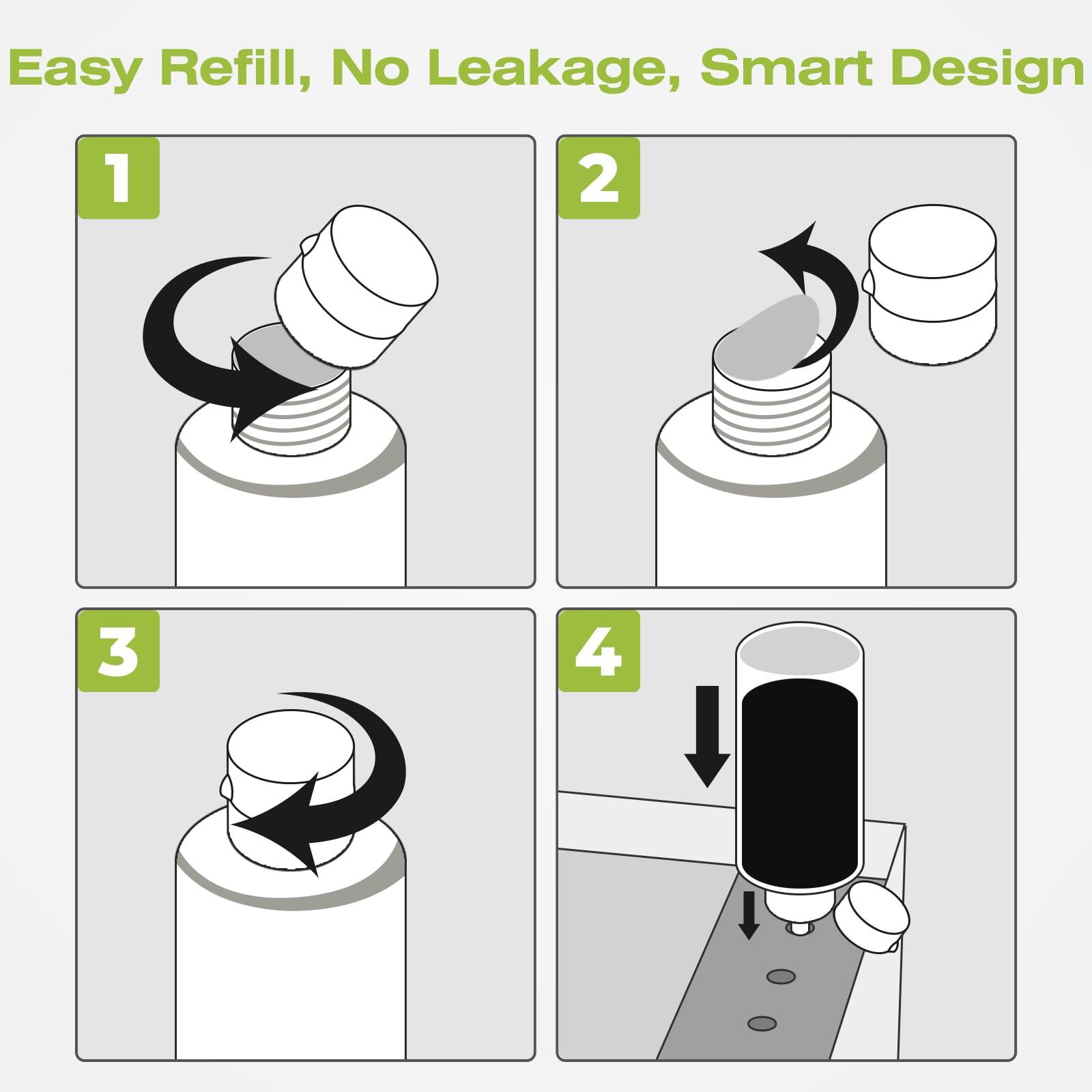 31 32XL Ink Bottle Set, Smart Tank 7602 5101 6001 651 Ink Refill Compatible with HP 31 Ink 32XL Black Ink Bottle Set for Smart Tank 5101 7602 5000 651 5103 6001 7301 7001 7302 5102 7002 7006 Printers - Image 6