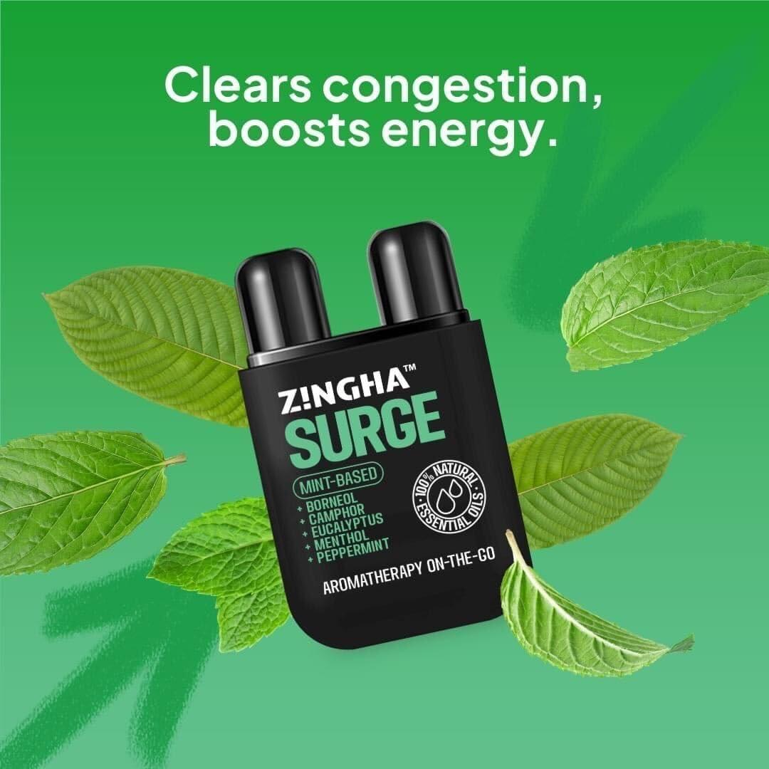 Z!NGHA Natural Aromatherapy Nasal Stick – Boost Focus & Enhance Breathing | Portable Sinus Relief & Relaxation Nasal Inhaler Stick | Intake Breathing Essential Oil Blend for Stress and Congestion - Image 7