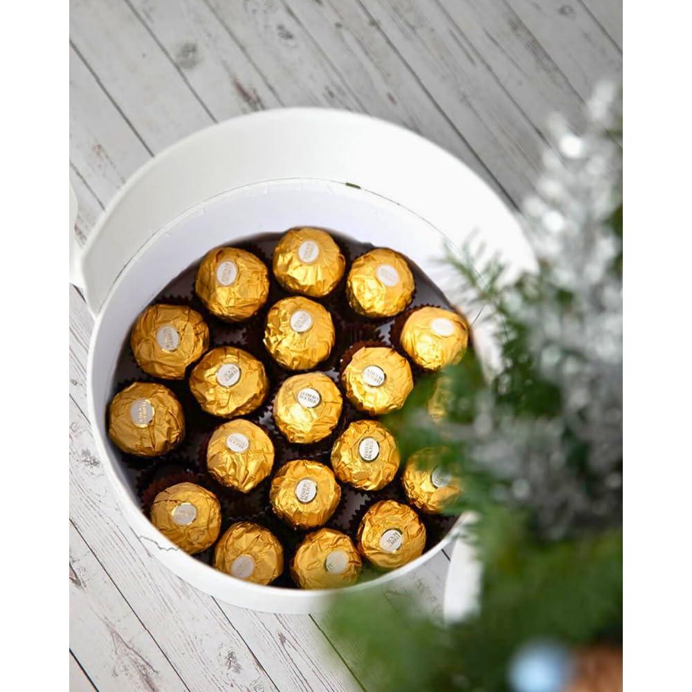 UNIKPACKAGING Premium Quality Round Flower/Gift Box 2 TIER w Lid, Size 7.8 dia x 7 inch for Luxury Arrangements (White) - Image 5