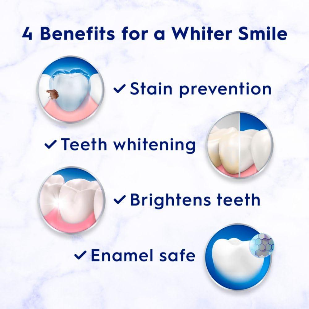 Crest 3D White Brilliance Pro Ultra White Teeth Whitening Toothpaste, 3.8 oz, Anticavity Fluoride Toothpaste, 4% Hydrogen Peroxide, Active Whitening Protection - Image 2