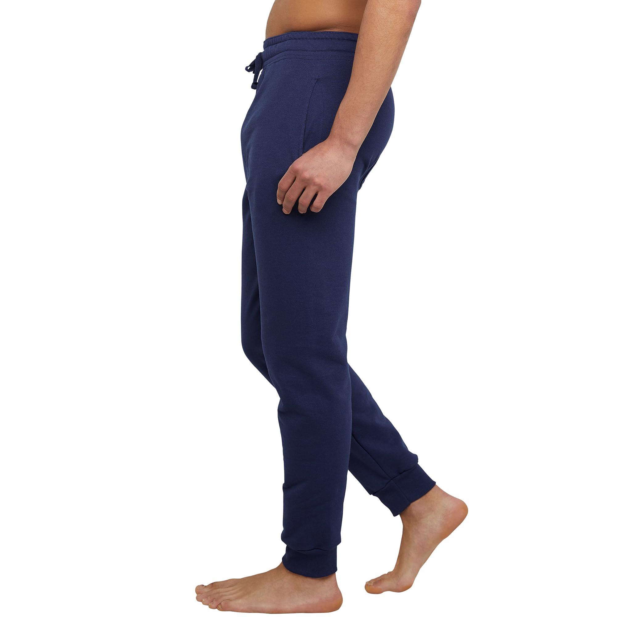 Hanes EcoSmart Jogger Sweatpants, Men's Midweight Fleece Lounge Pants, 30.5" - Image 3