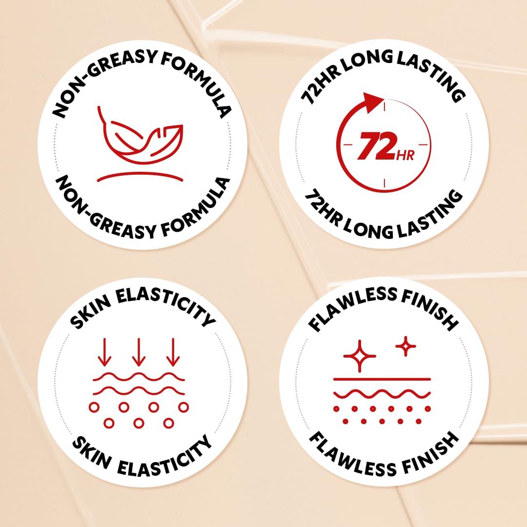 [*Mini Size*] TIRTIR Mask Fit Red Cushion Foundation | Full coverage, Weightless, Skin fit, Satin Glow Finish, Korean Makeup, beauty, Tattoo cover up, Buildable (#21N Ivory, 0.15 Fl Oz) - Image 11