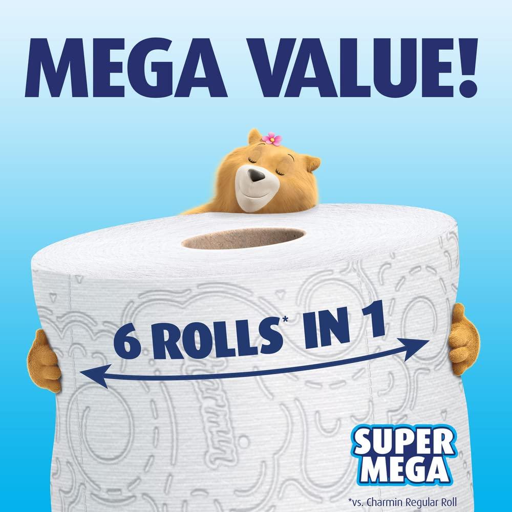 Charmin Ultra Soft Toilet Paper, 6 Super Mega Rolls = 36 Regular Rolls - Image 7