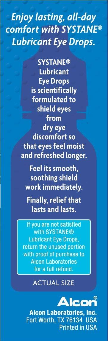 Systane Long Lasting Lubricant Eye Drops, 0.5 Fl Oz (Pack of 1) - Image 4