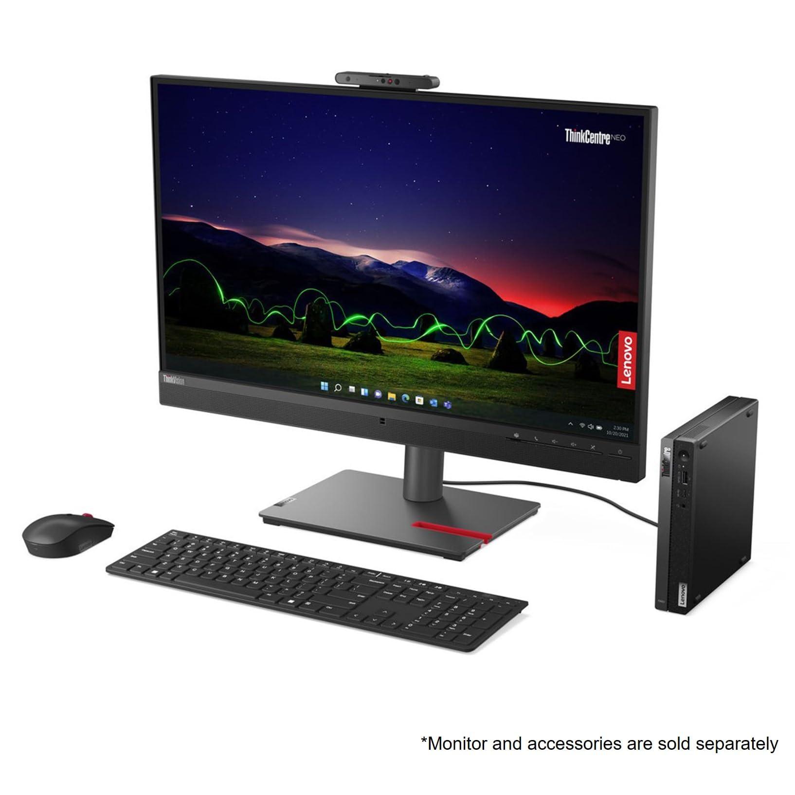 Lenovo ThinkCentre 50q Gen 4 Business Mini Desktop, 13th Gen Intel Core i5-13420H, 32GB RAM, 1TB SSD, Display Port, Wired Keyboard & Mouse, Wi-Fi 6, Windows 11 Pro, Black - Image 6