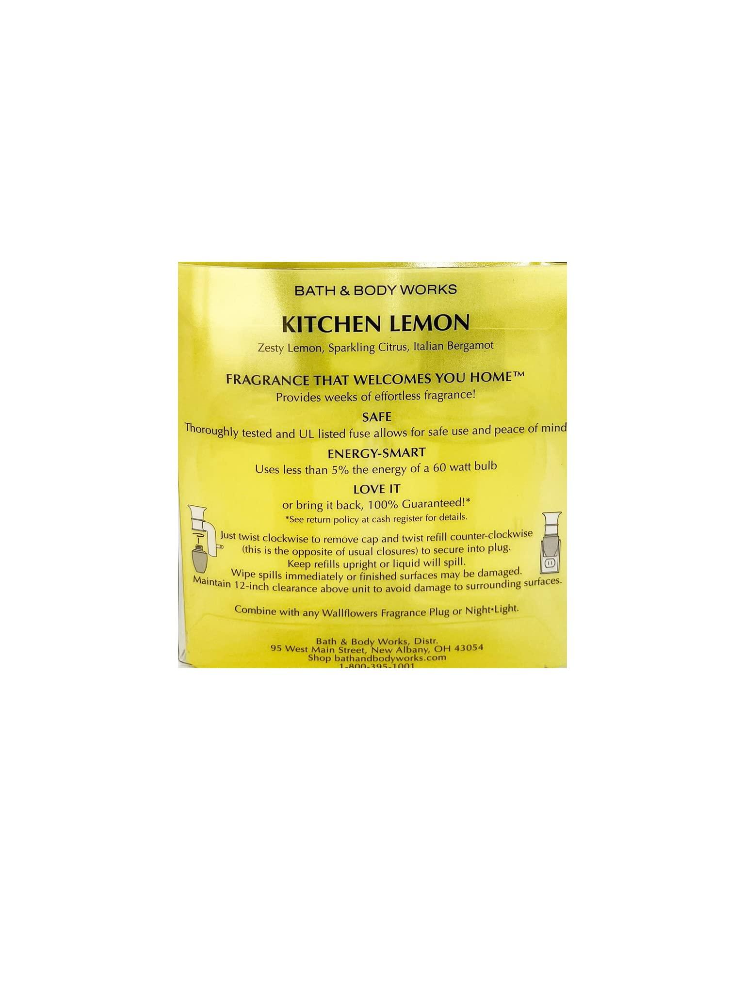 Bath & Body Works Wallflowers Home Fragrance Refill Bulbs 2 Pack Kitchen Lemon - Image 3