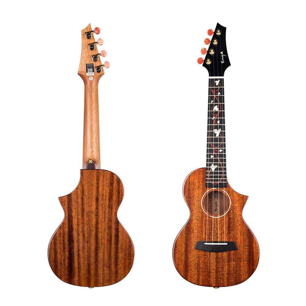 Enya Tenor Ukulele 26 Inch AAA Solid Mahogany Cutaway Gloss Ukelele for beginner Intermediate Advanced(EUT-M6) - Image 2