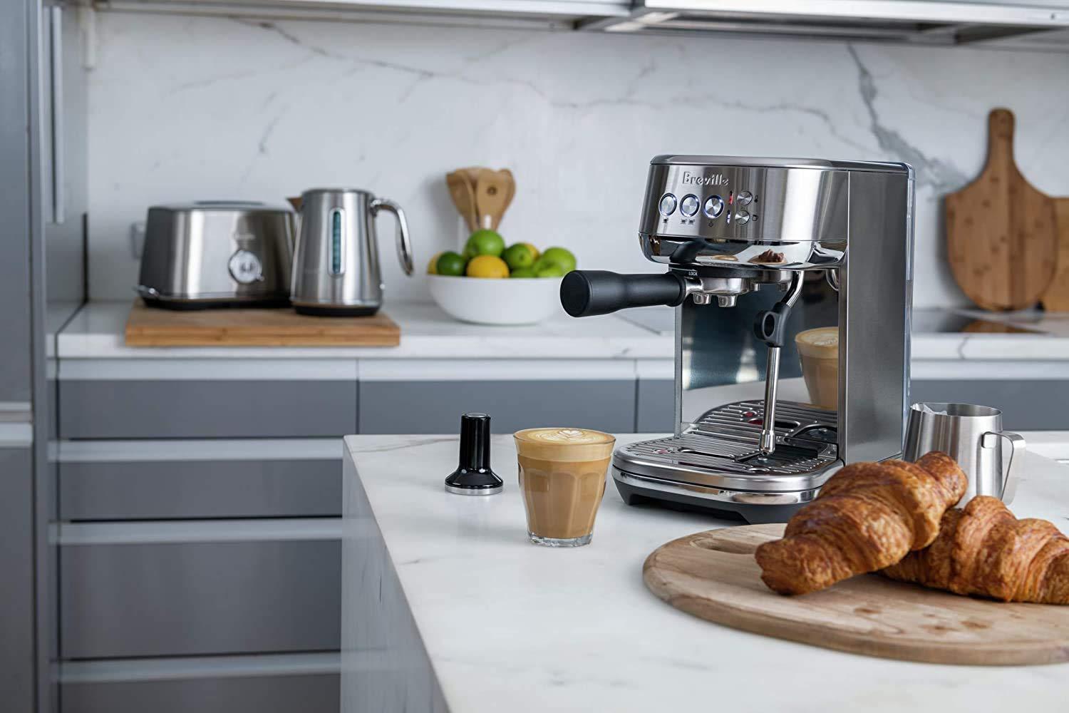 Breville Bambino Plus Espresso Machine BES500BSS, Brushed Stainless Steel - Image 2
