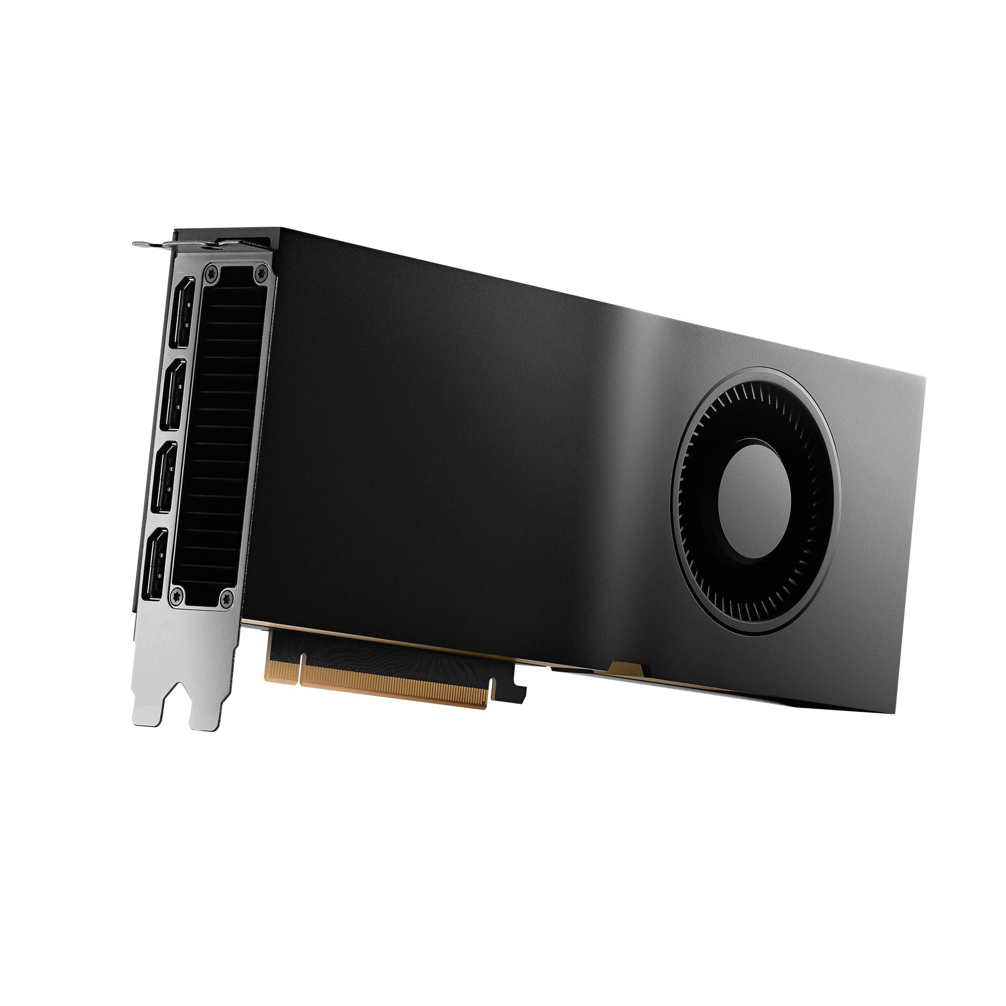 PNY NVIDIA RTX 4500 Ada Generation 24GB GDDR6 PCI Express 4.0 Dual Slot 4X DisplayPort, 8K Support, Ultra Quiet Active Fan - Image 2
