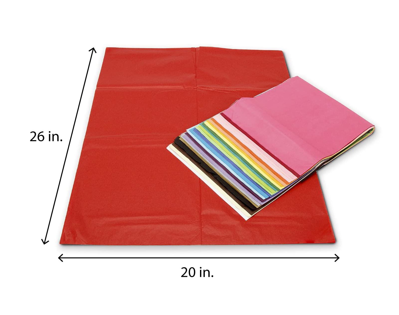 Craft Craze 100 Sheets (20" x 26") 25 Assorted Colors Premium Quality Tissue Paper for Gift Wrapping, Arts & Crafts, Packing and Decorations (1-Pack) - Image 2