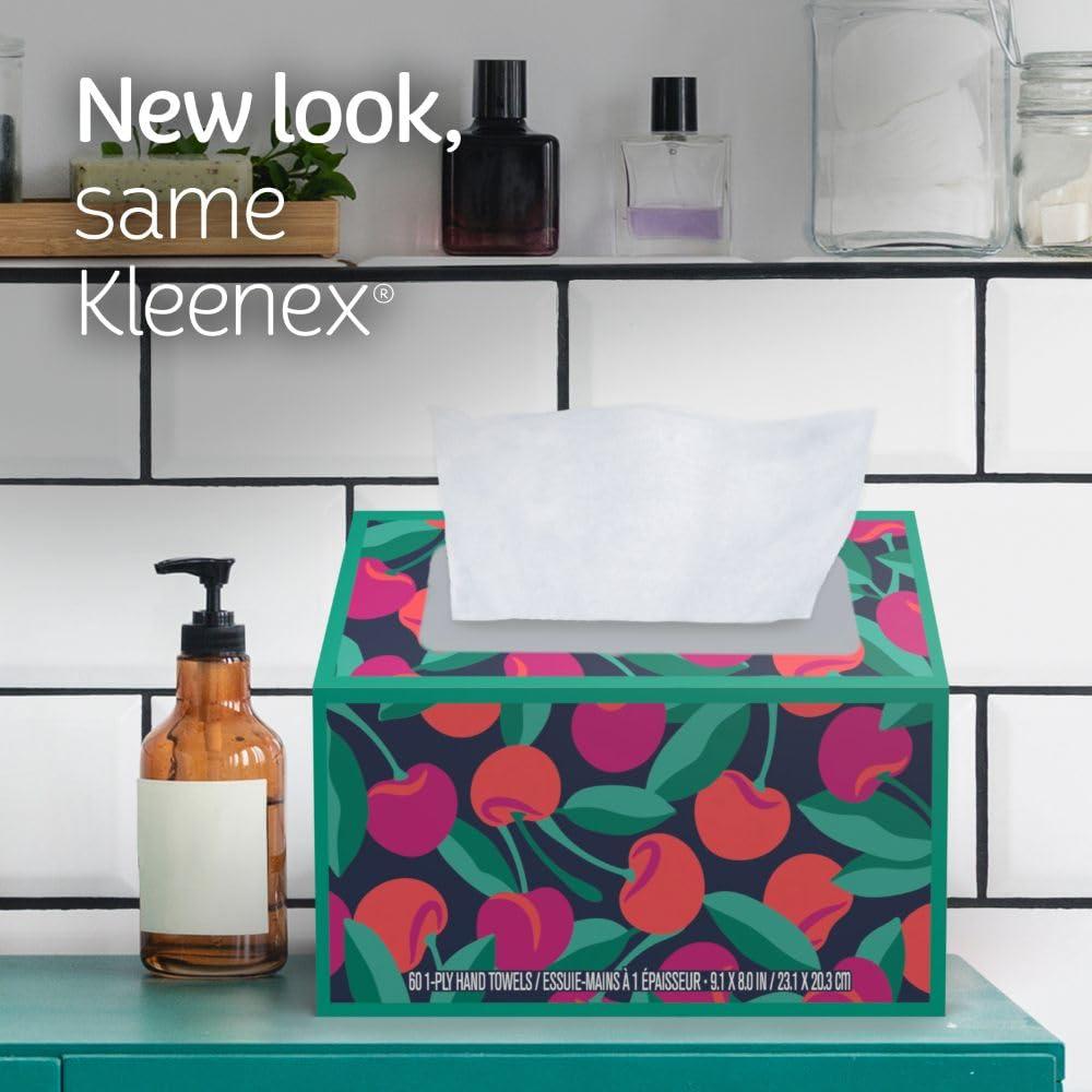 Kleenex Disposable Paper Hand Towels, 6 Boxes, 60 Tissues per Box (360 Total Tissues), Packaging May Vary - Image 2