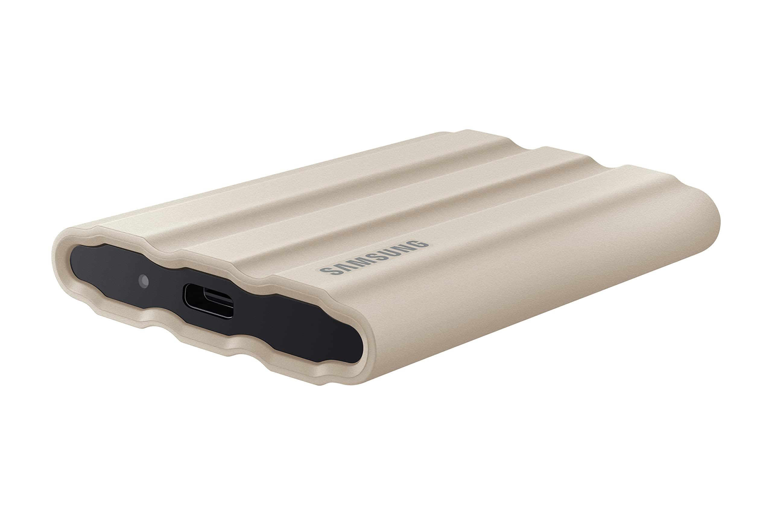 Samsung T7 Shield 2TB, Portable SSD, up to 1050MB/s, USB 3.2 Gen2, Rugged, IP65 Rated, for Photographers, Content Creators and Gaming, External Solid State Drive ‎(MU-PE2T0K/AM, 2022), Beige - Image 4