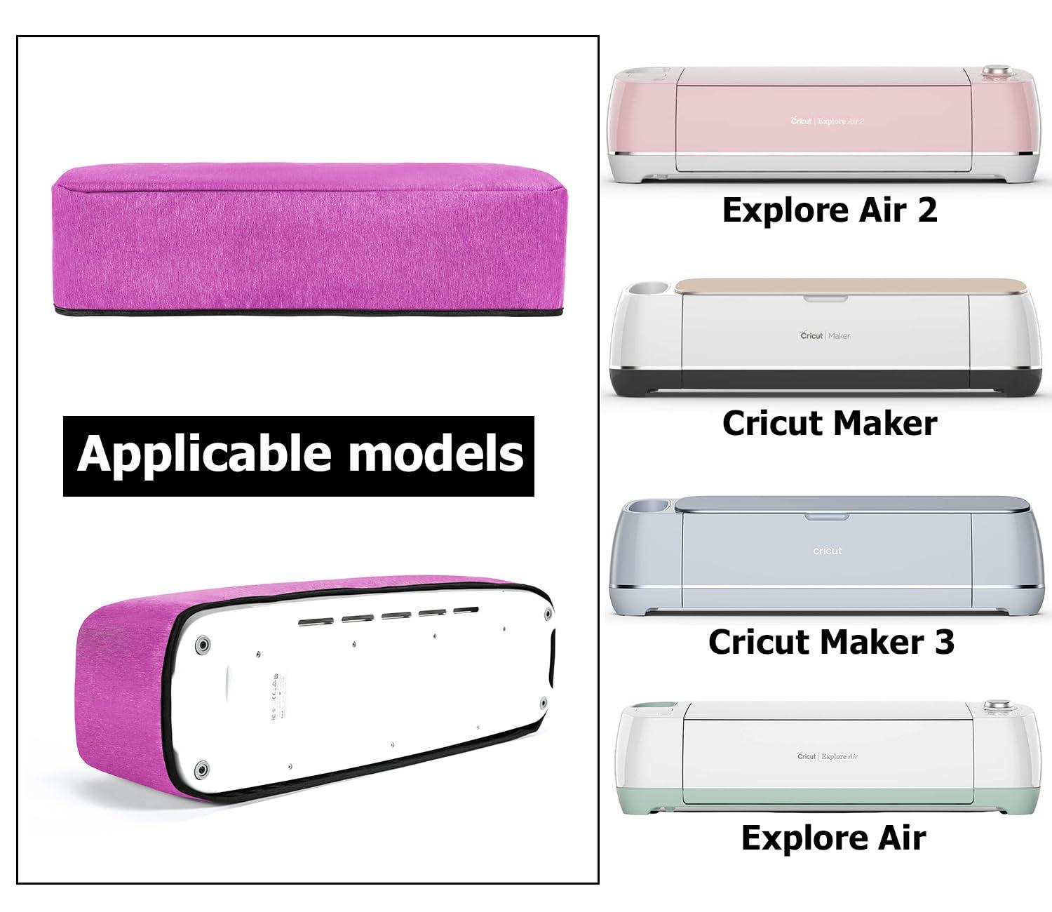 TRO&HOM Cover for Cricut Maker 3/Cricut Maker/Explore Air 2, Dust Cover With Pockets for Tools Cricut Accessories, Pens, Cicut Maker Circut Maker 3 Cover Scrapbooking Die-Cut Machine Cover - Image 3