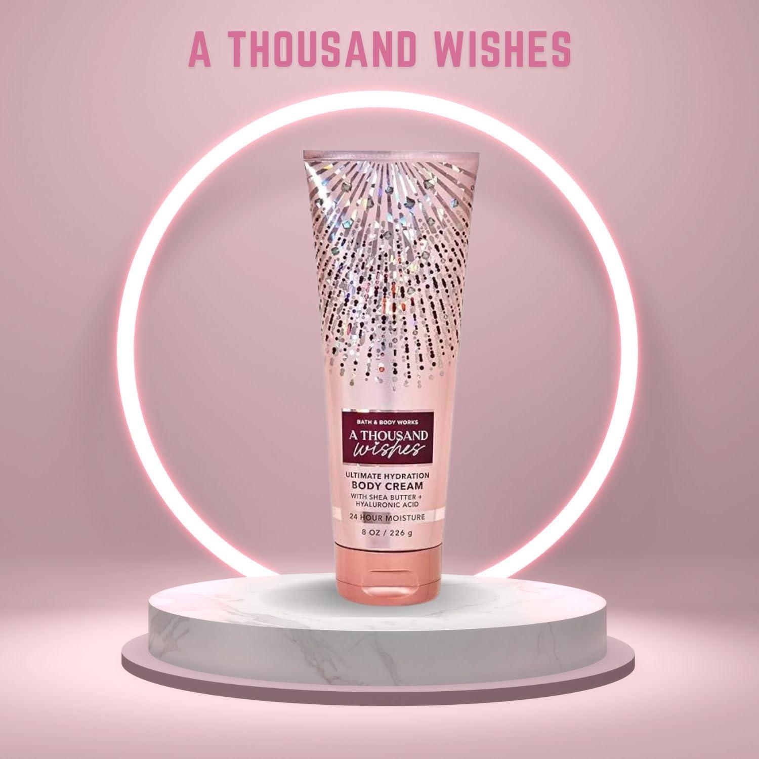 Bath & Body Works A Thousand Wishes Ultimate Hydration Body Cream, 8 Ounce - Image 4