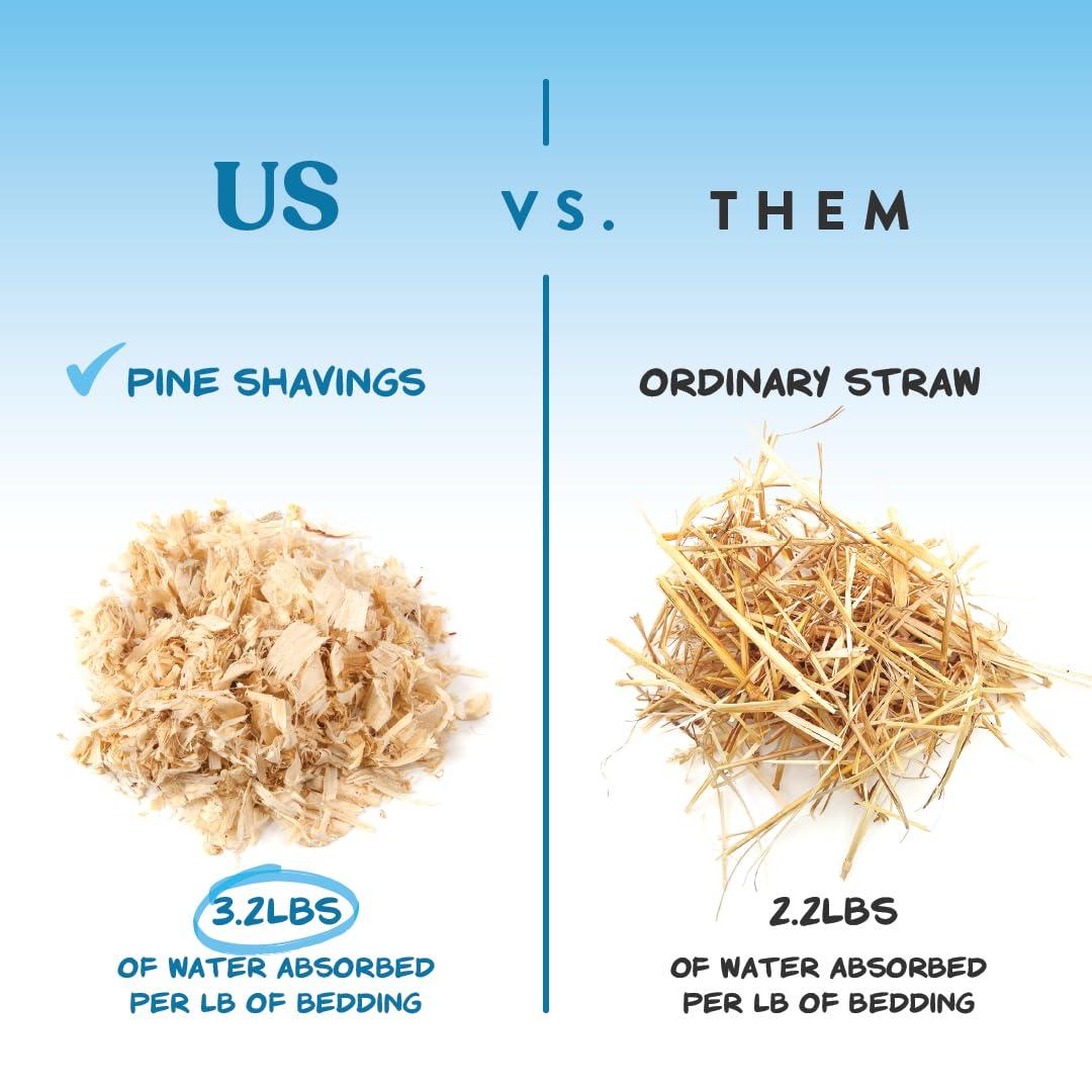 Manna Pro Fresh Flakes | Chicken Coop Bedding | Pine Shavings for Chicken Bedding | 4 Cubic Feet - Image 5