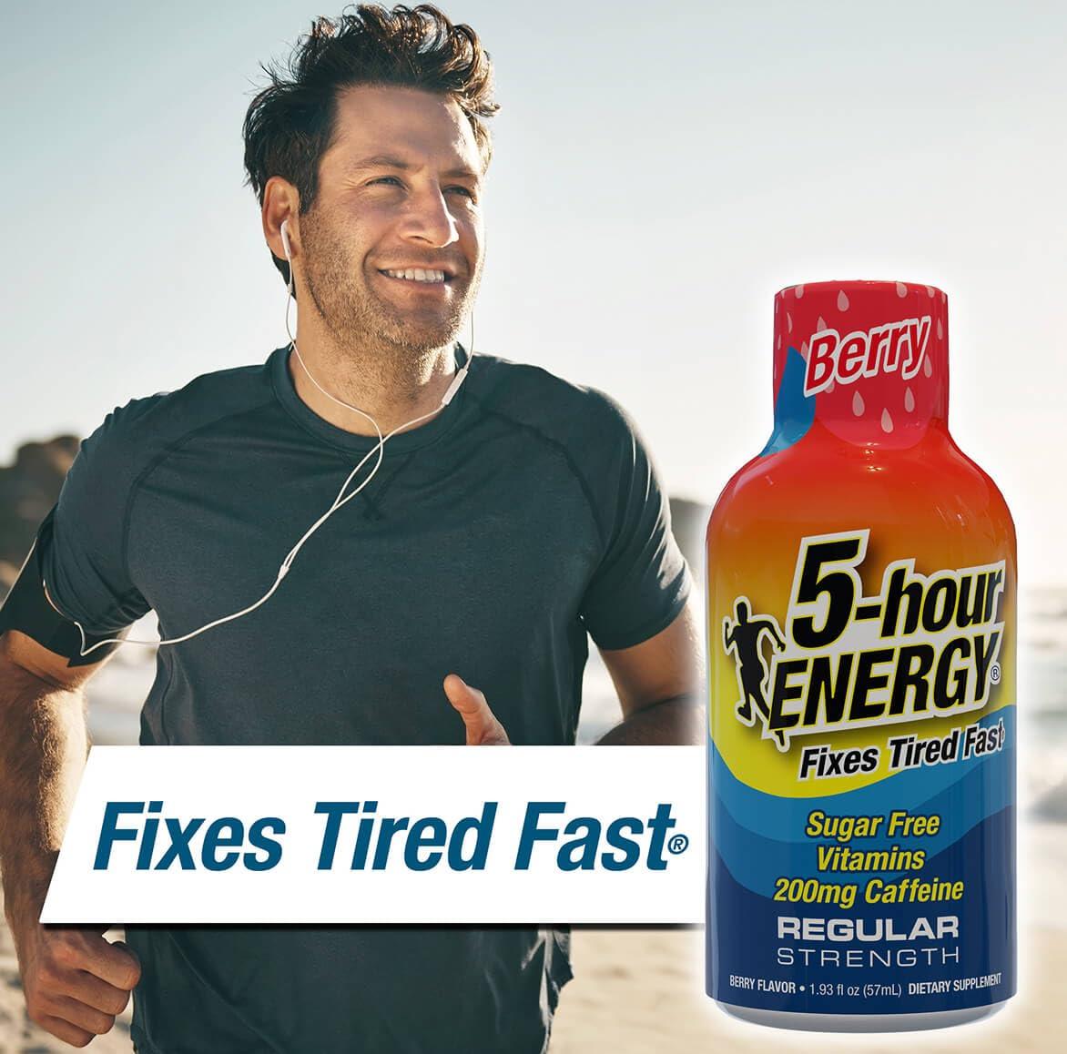 5-hour ENERGY Shots Regular Strength, Berry Flavor - 30 Count - Image 4