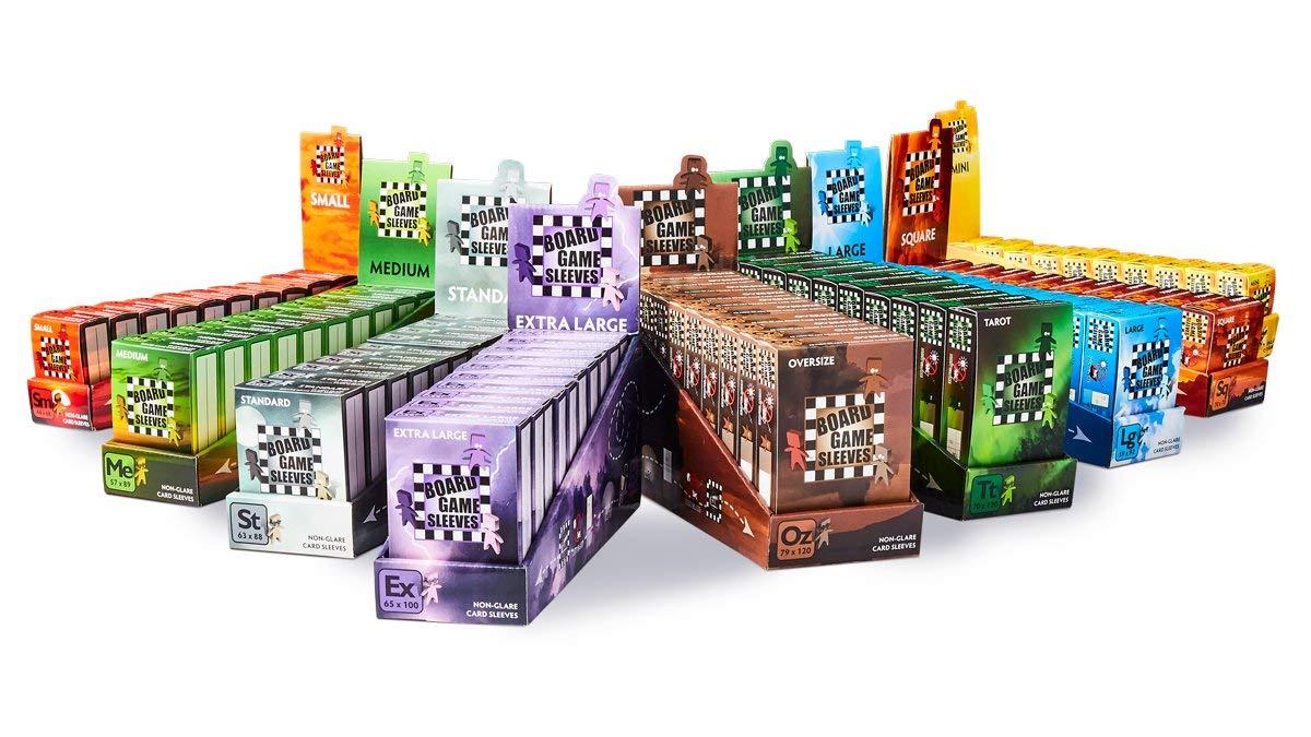 10 Packs Arcane Tinmen Non-Glare Board Game Sleeves 50 ct Standard Size Card Sleeves Display Case - Image 5