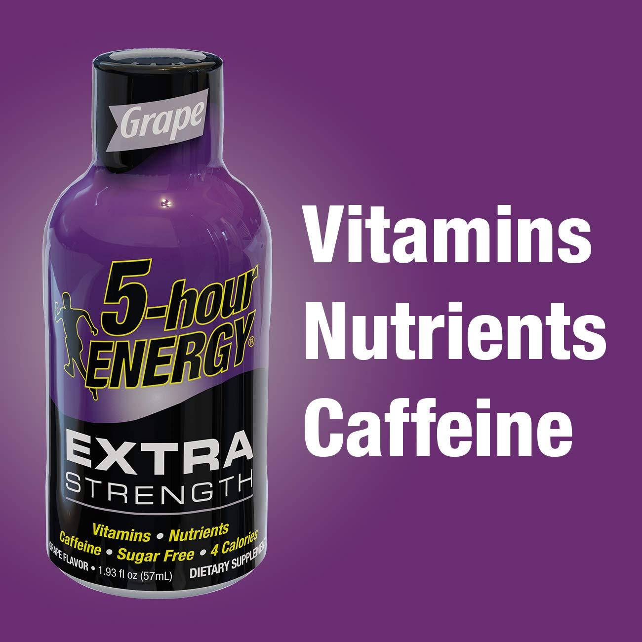 5-hour ENERGY Shot, Extra Strength Cherry, 1.93 Ounce, 12 Count - Image 6