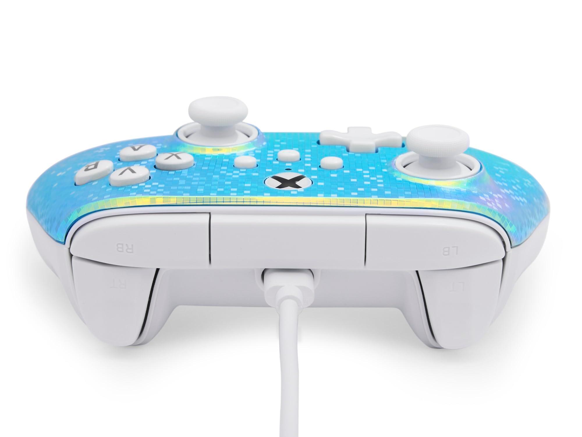 PowerA Advantage Wired Controller for Xbox Series X|S - Disco Ball, gamepad, wired video game controller, gaming controller, USB-C, Works with Xbox One, Officially Licensed - Image 6