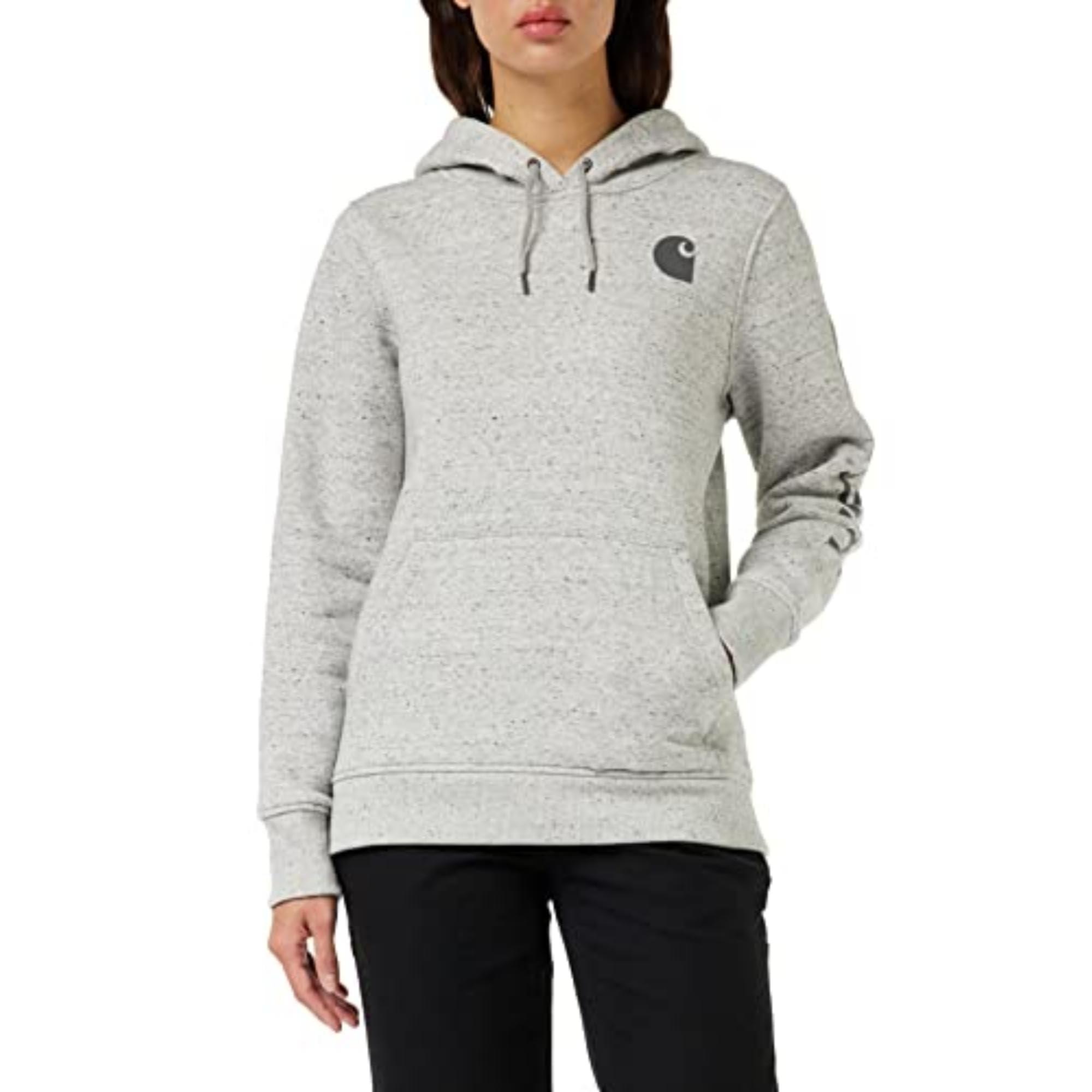 Carhartt Women's Relaxed Fit Midweight Logo Sleeve Graphic Sweatshirt
