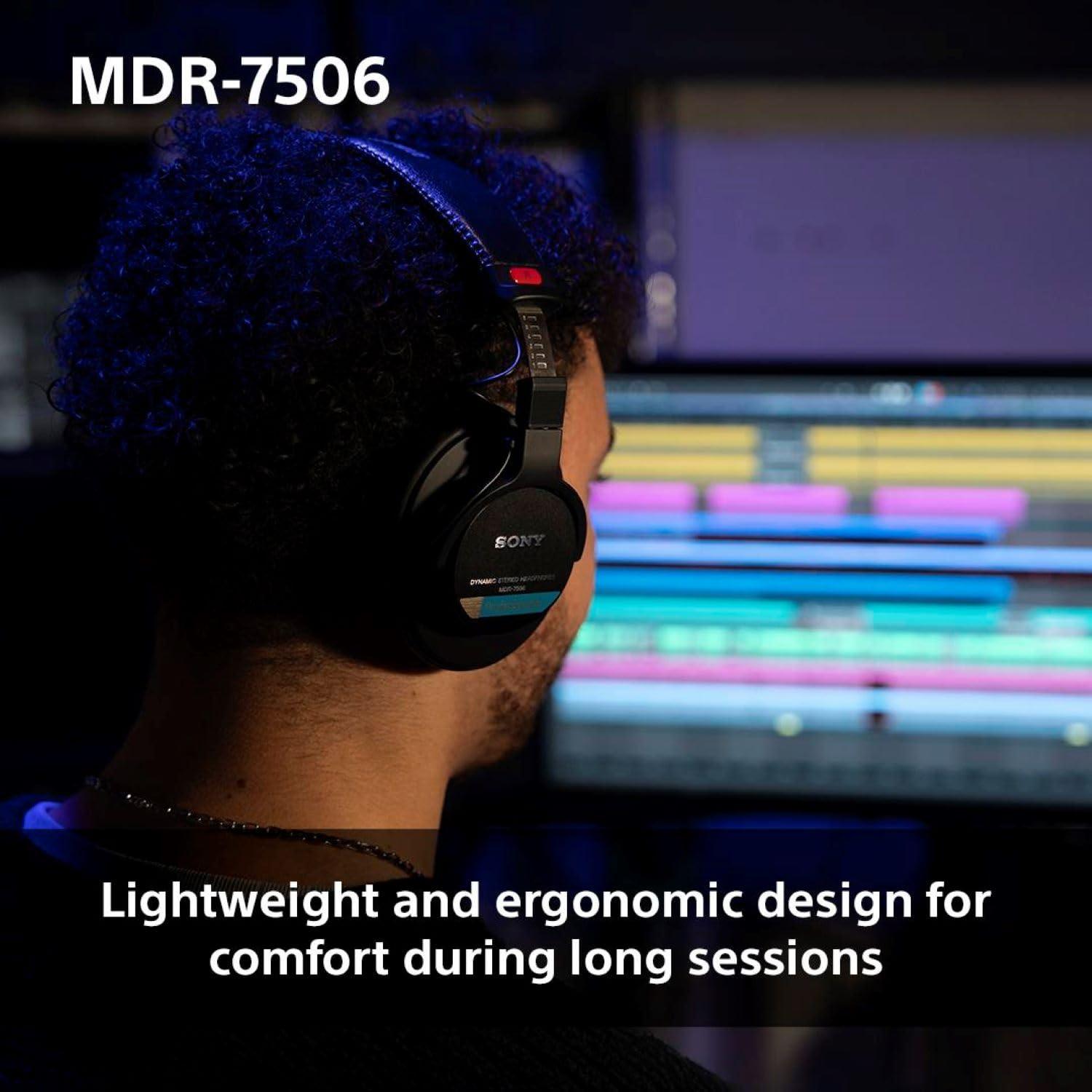 Sony MDR7506 Professional Large Diaphragm Headphone - Image 7