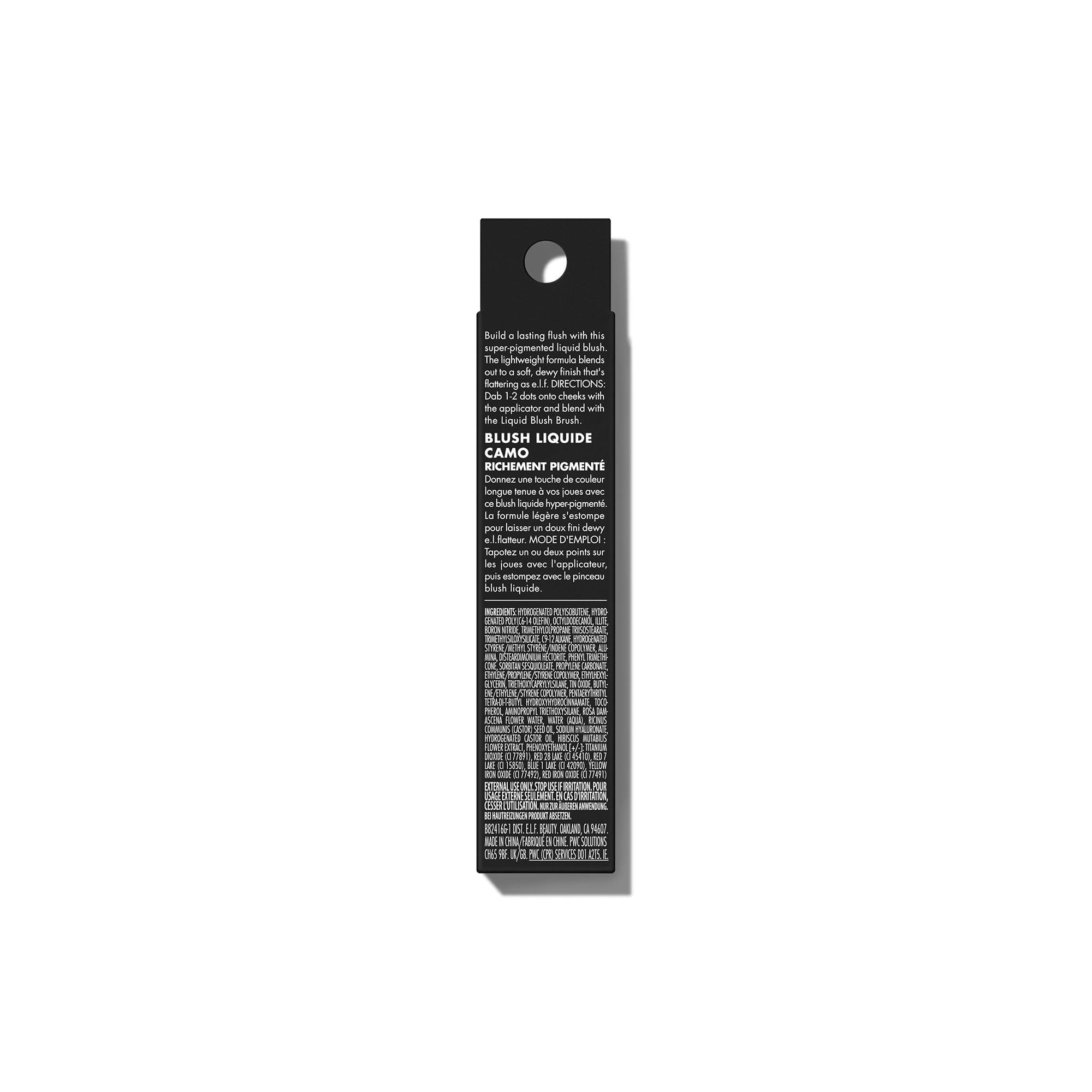 e.l.f. Camo Liquid Blush, Long-lasting Liquid Blush For High-pigment Color, Creates A Soft, Dewy Finish, Vegan & Cruelty-free, Dusty Rosé - Image 2