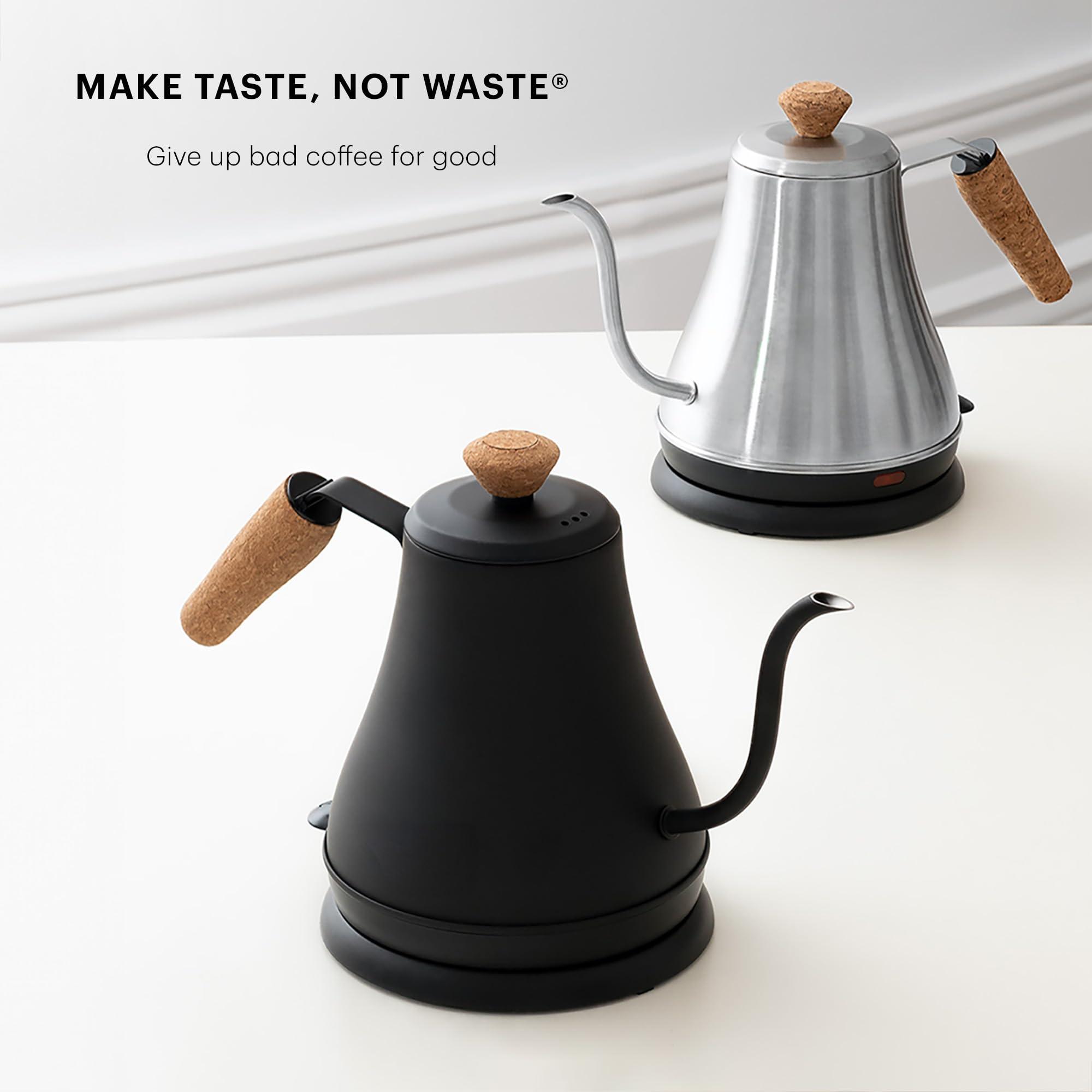 Bodum 27oz Bistro Gooseneck Electric Water Kettle, Pour Over Coffee & Tea, Stainless Steel, Matte Black - Image 7