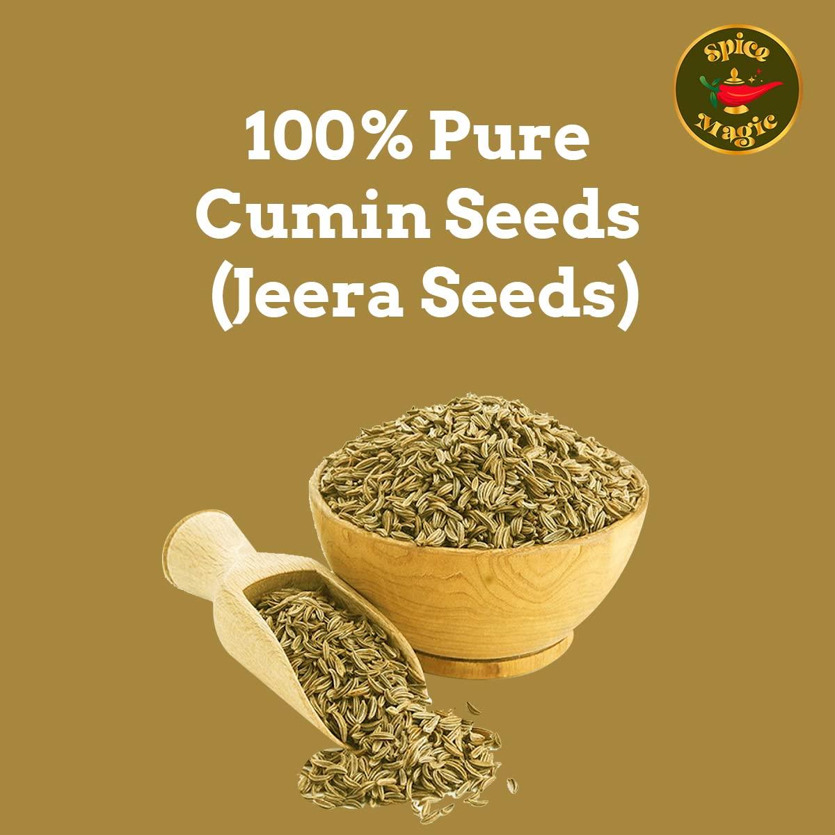 Spice Magic Cumin Seeds I 7 Oz (200 g) I Jeera Whole Cumin Seeds I 100% Fresh & Aromatic I Non-GMO I Premium Quality for Cooking and Seasoning I Indian Spices - Image 4