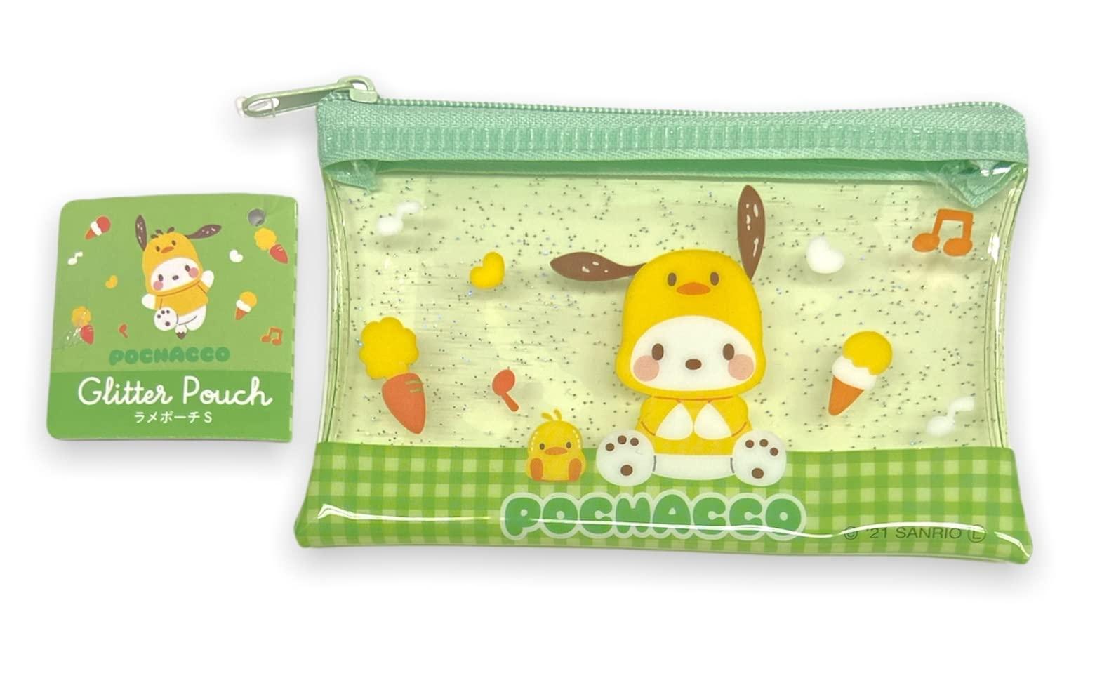 Friend Sanrio Pochacco Accessories Cosmetic Flat vinyl Mini pouch Zipper Case Bag 4.7 in (W) × 3.0 in (H) - Image 7