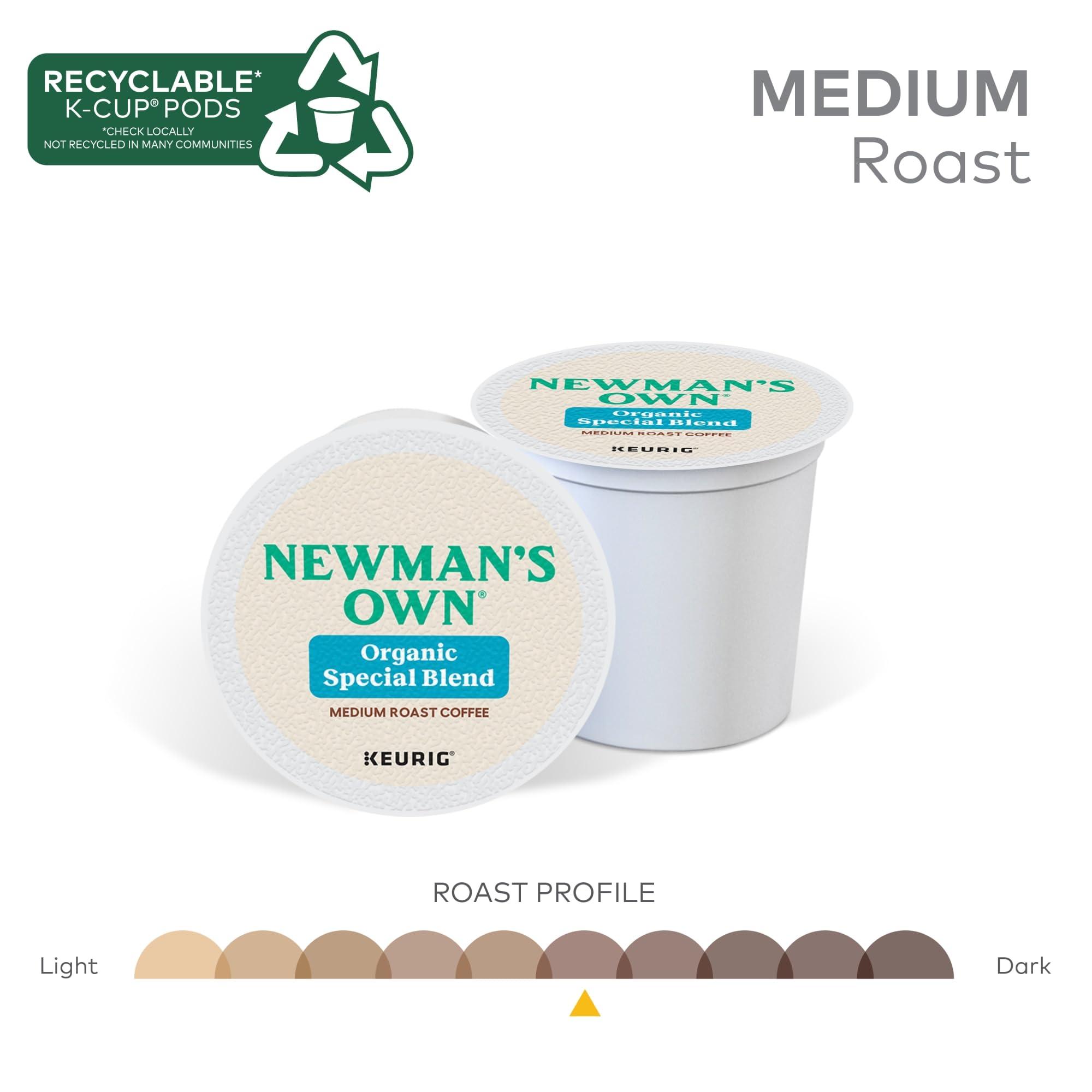 Newman's Own Organics Special Blend Keurig Single-Serve K-Cup Pods, Medium Roast Coffee, 96 Count - Image 3