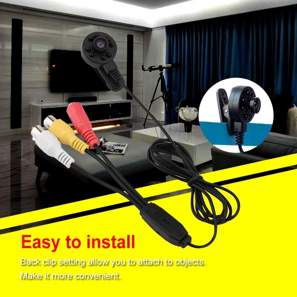 CCTV Camera, HD 60° Wide Angle Bird Box Camera, Wired CCTV Security Sureveillance Camera Support for IR Night Vision&PAL TV System, Analog AV - Image 4